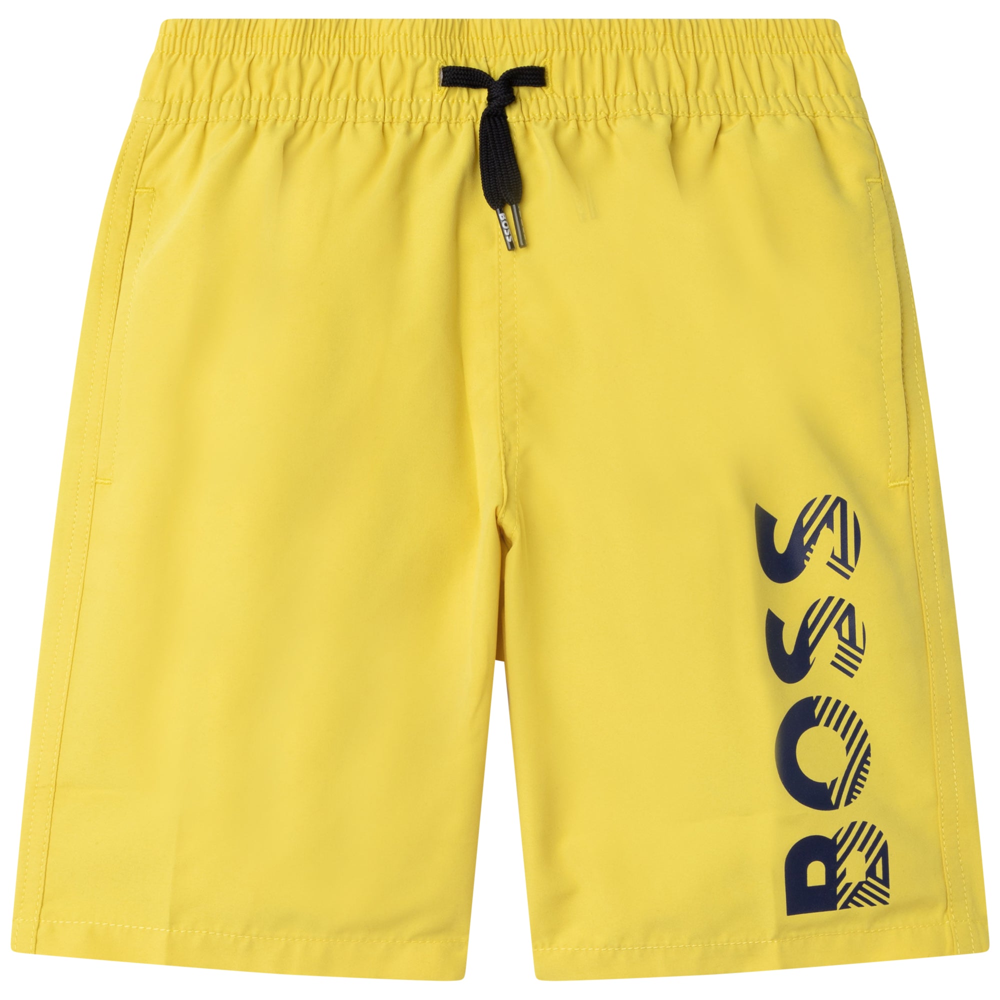 Boys Yellow Logo Swim Shorts