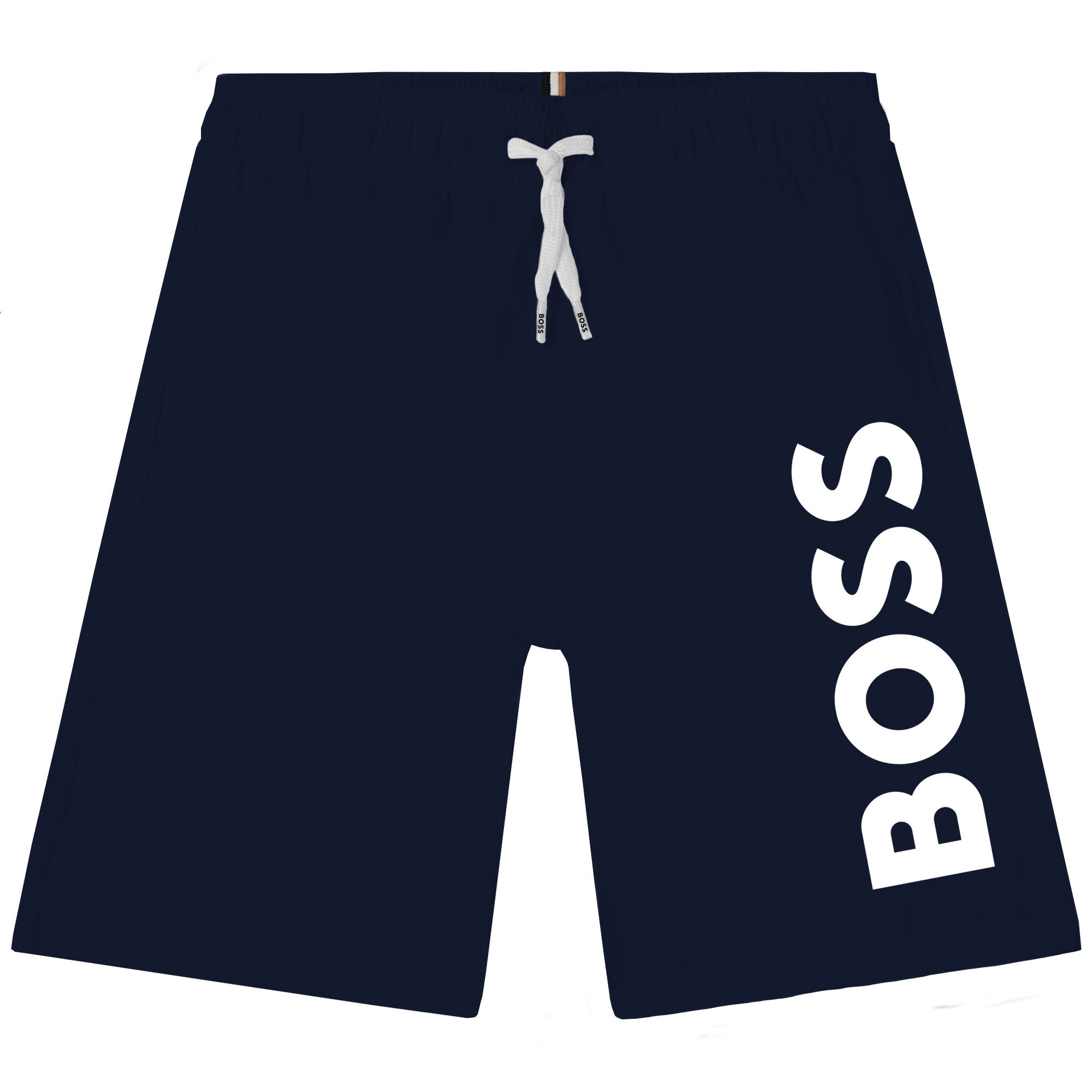 Boys Navy Logo Swim Shorts