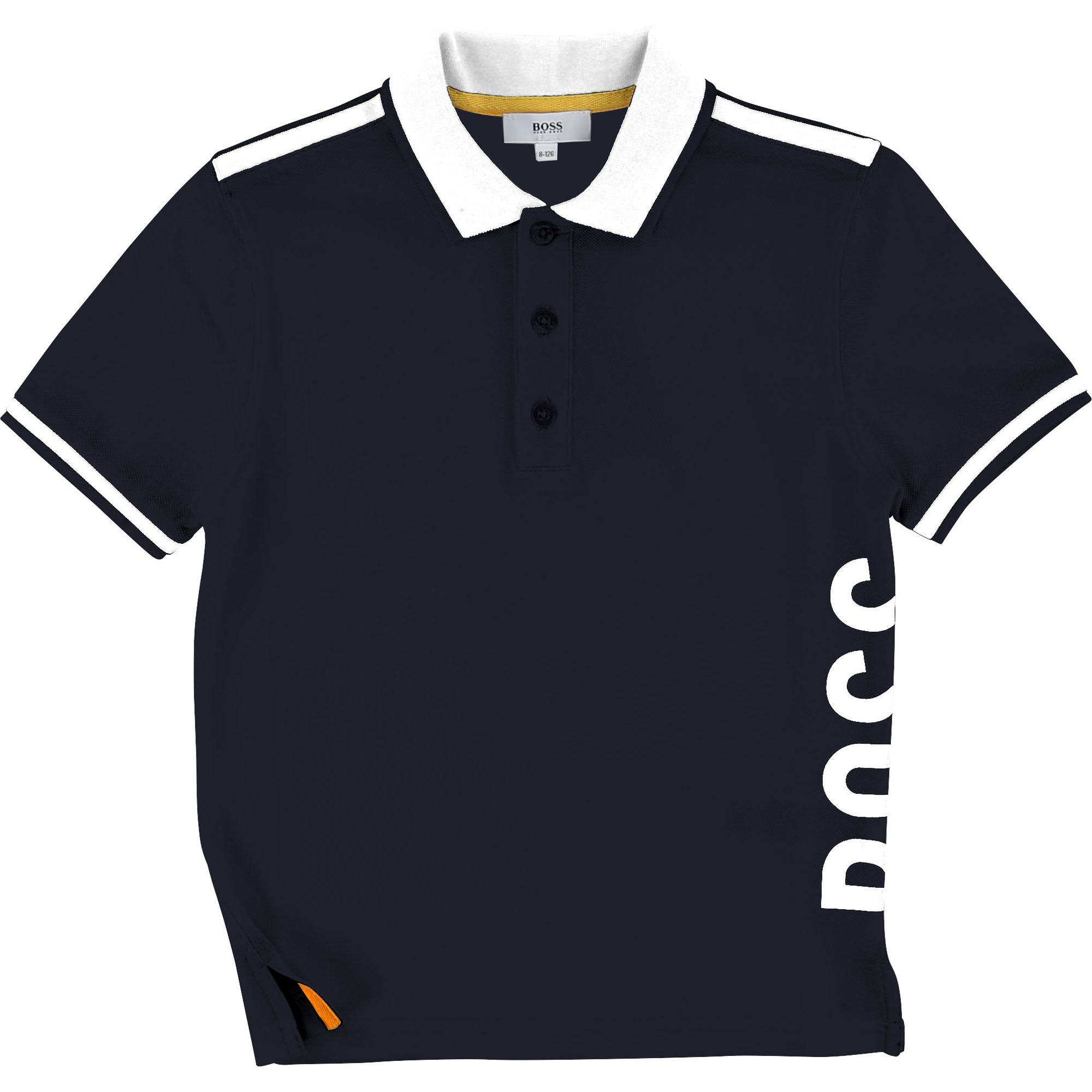 Boys Blue Cargo Cotton Polo Shirt