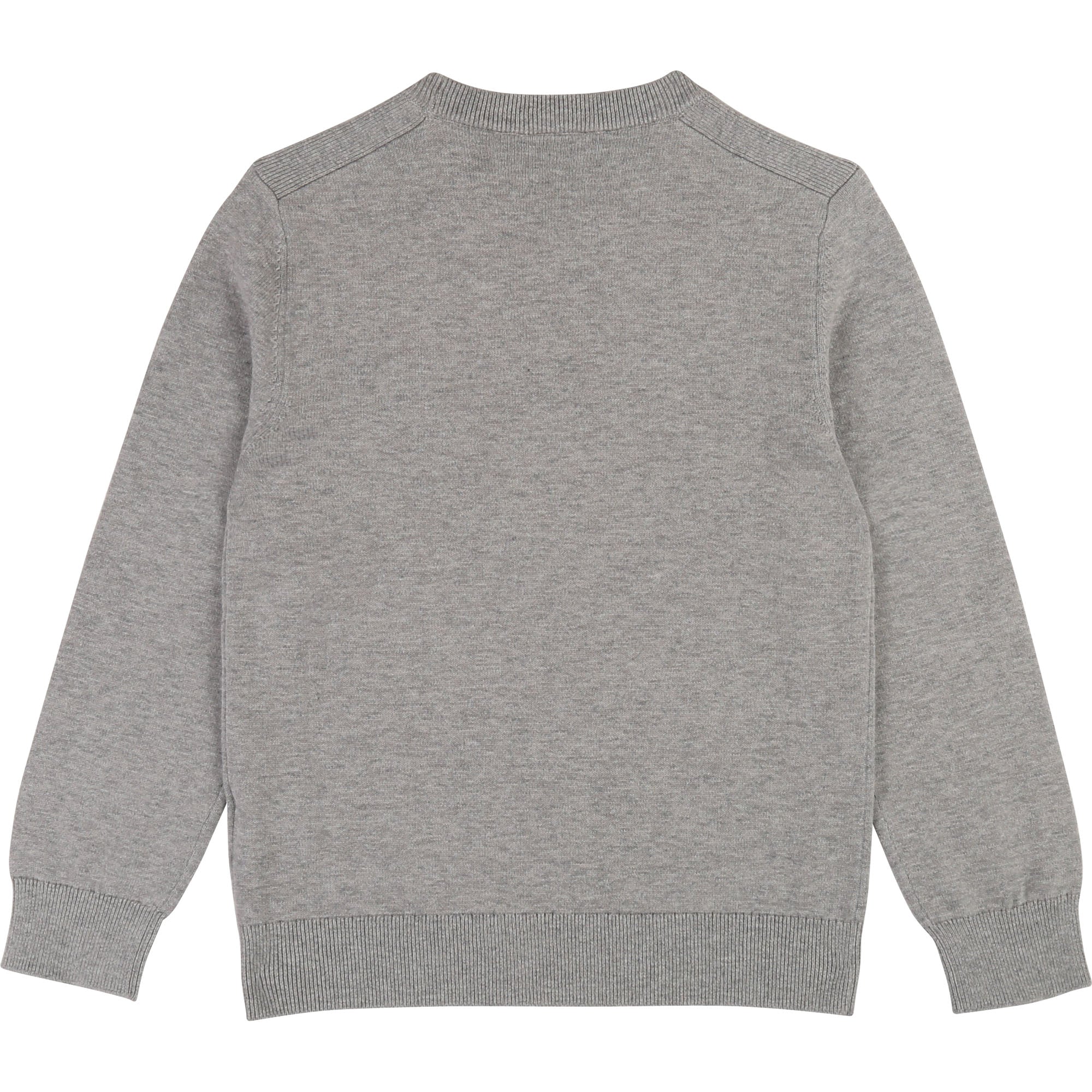 Boys Grey Logo Cotton Sweatshirt