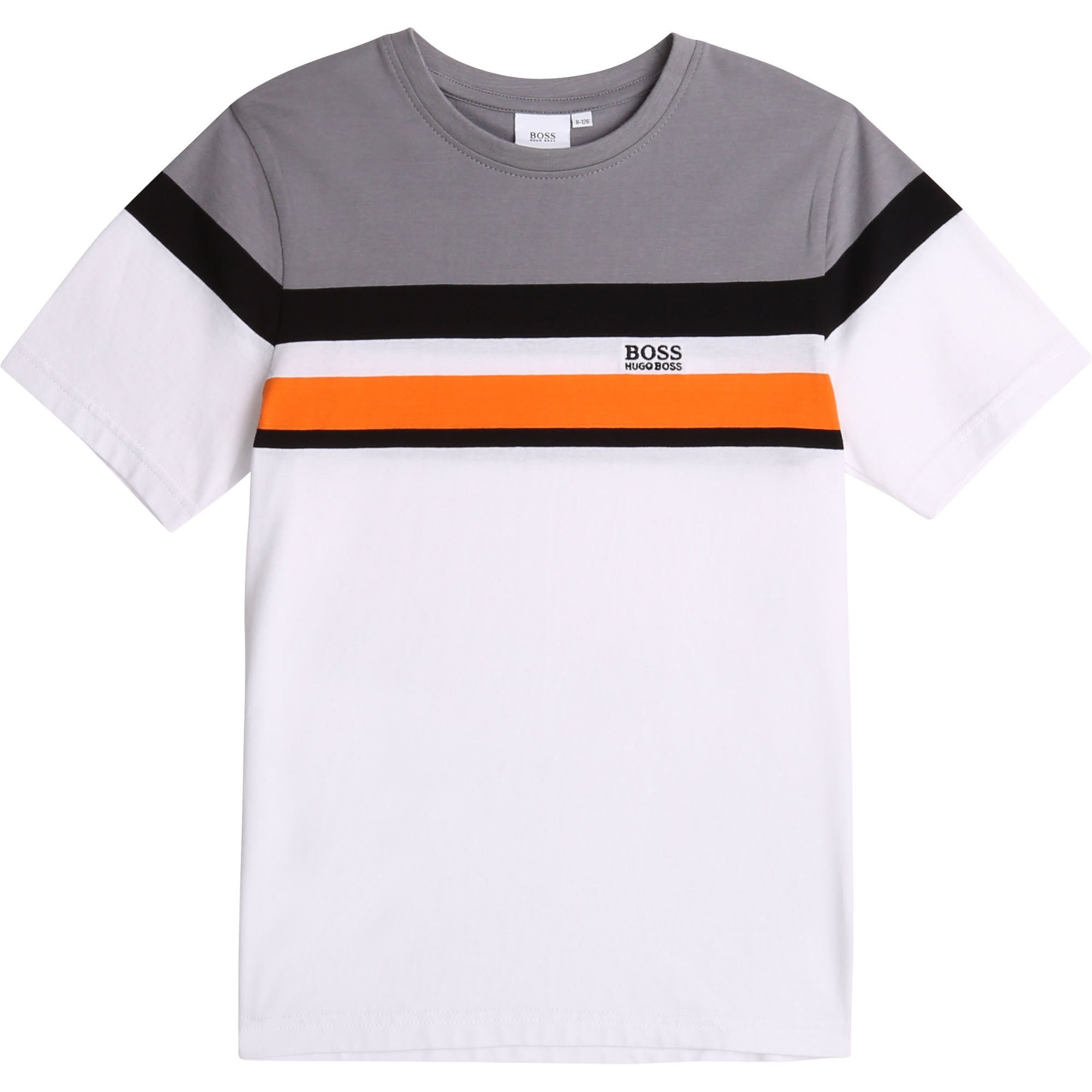 Boys White Cotton T-Shirt