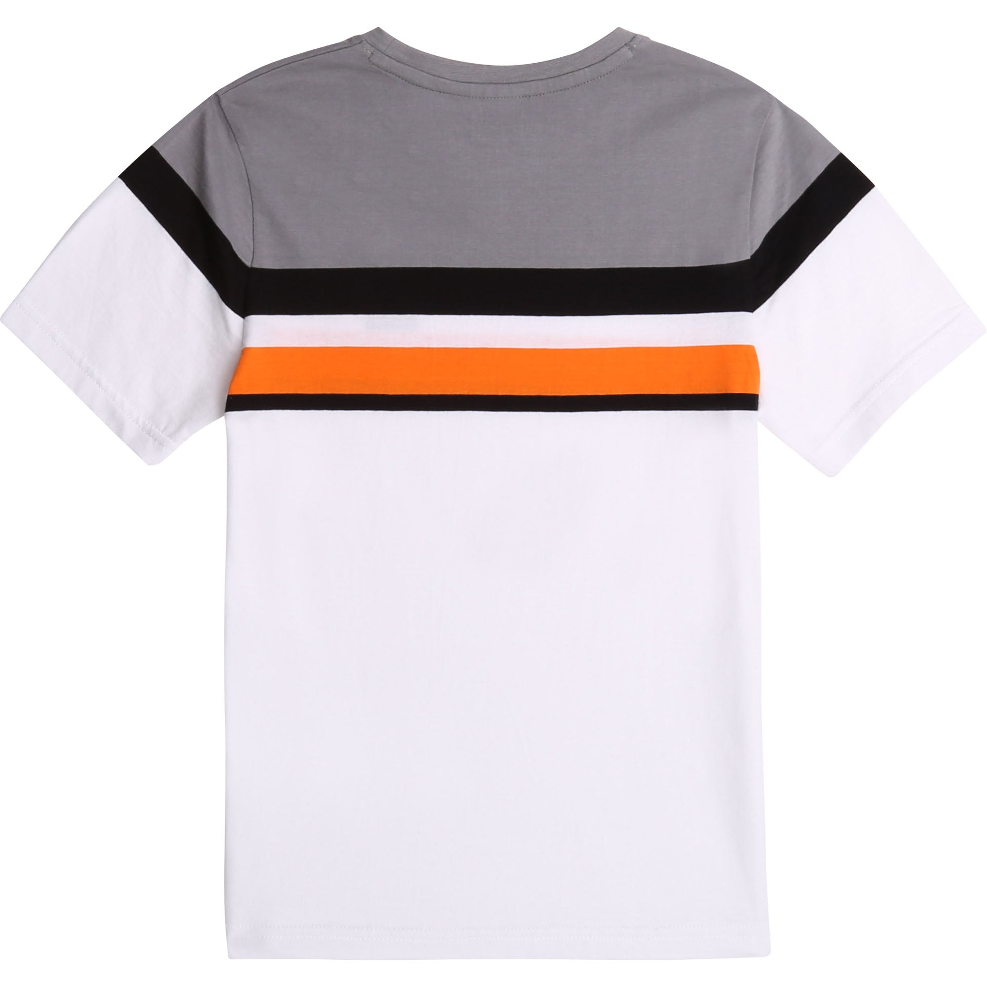 Boys White Cotton T-Shirt