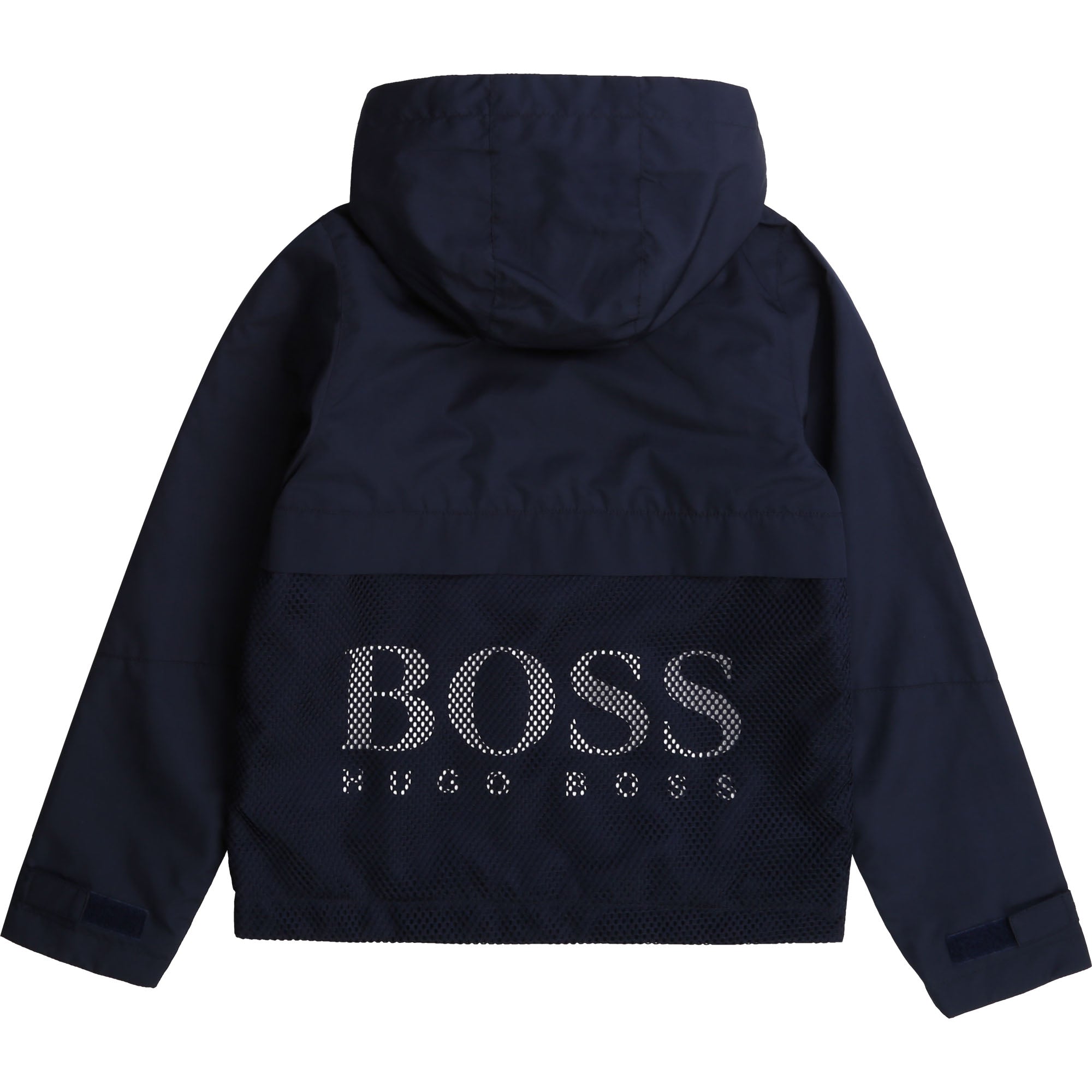 Boys Dark Navy Logo Jacket