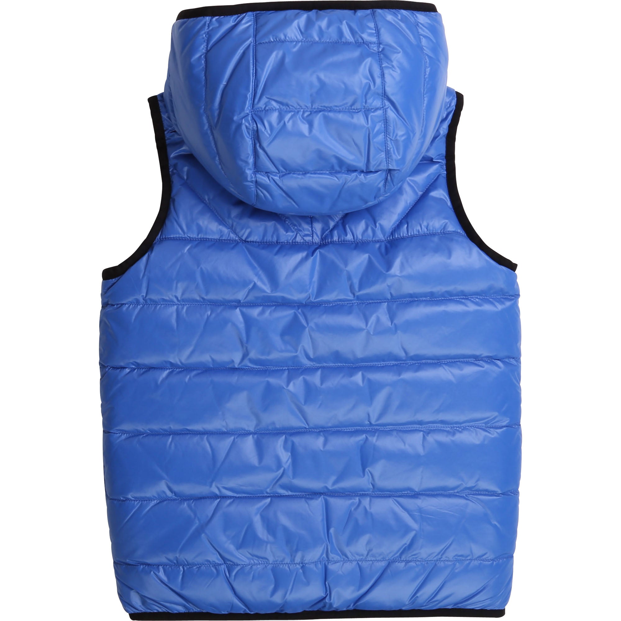 Boys Black & Blue Padded Down Vest