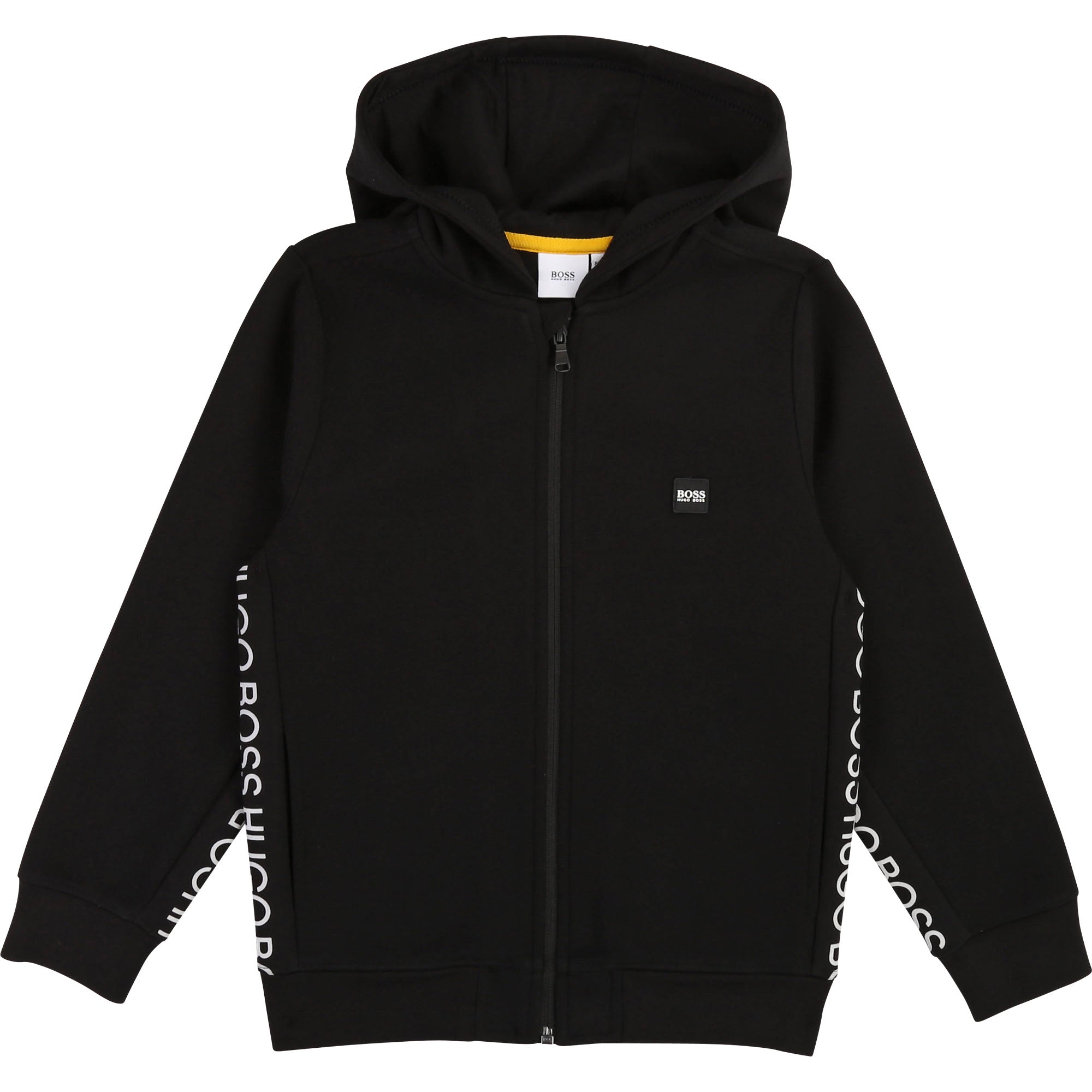 Boys Black Logo Cotton Set