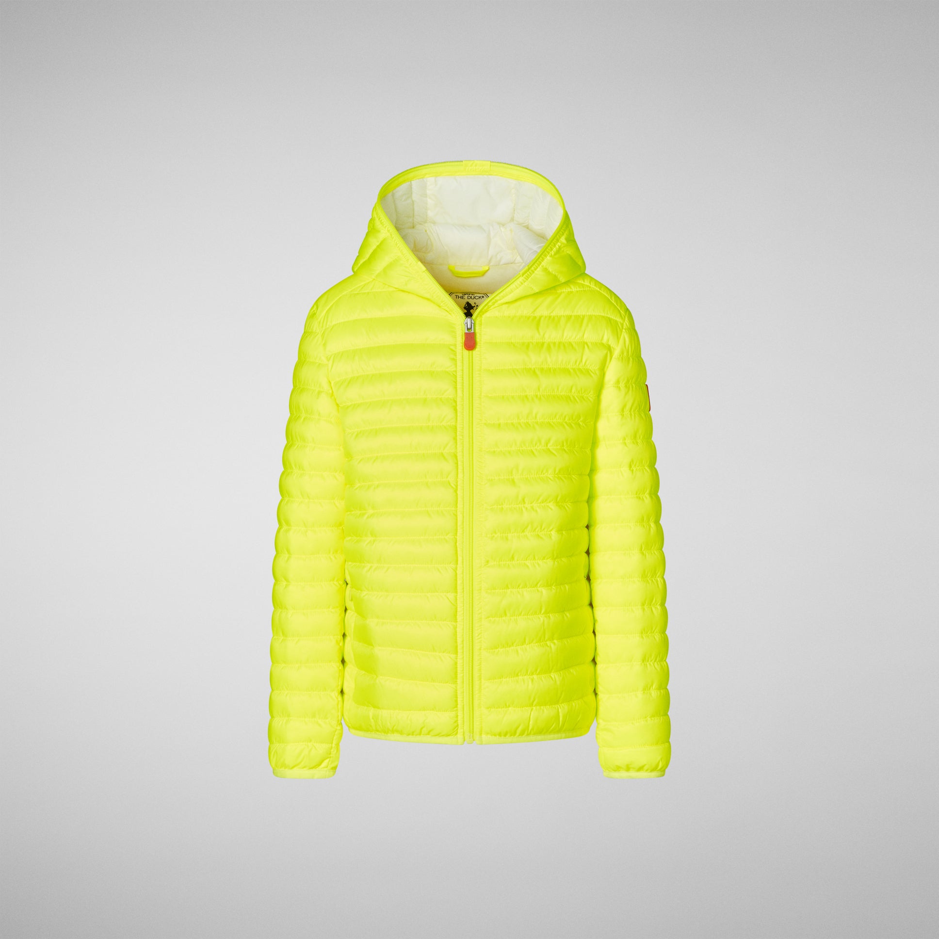 Boys & Girls Fluo Yellow Padded Jacket