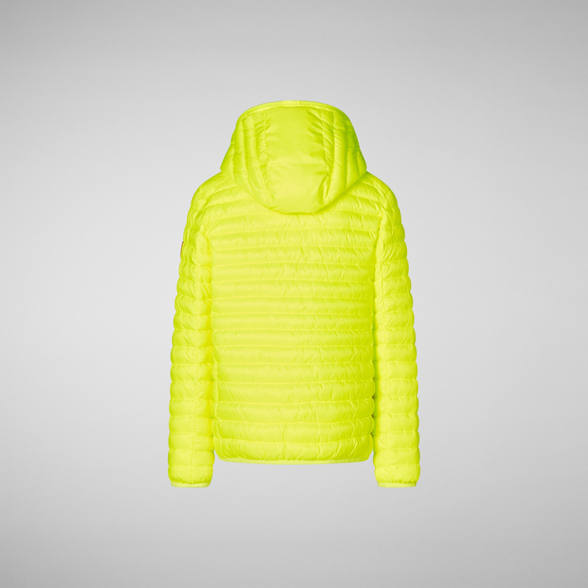 Boys & Girls Fluo Yellow Padded Jacket