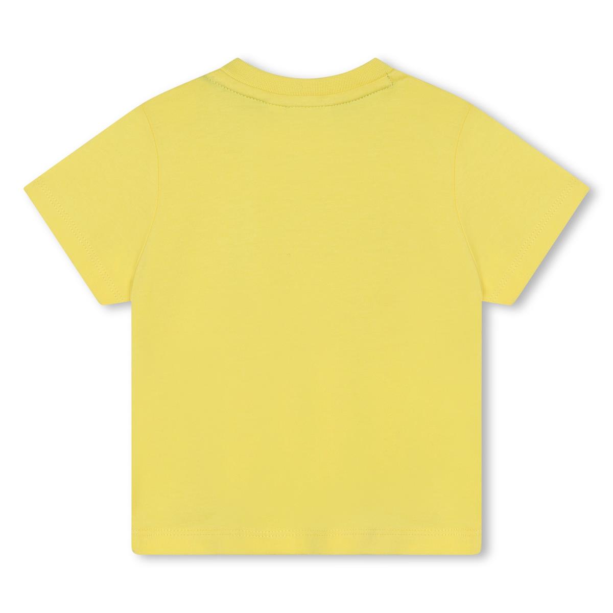 Baby Boys Yellow Cotton T-Shirt