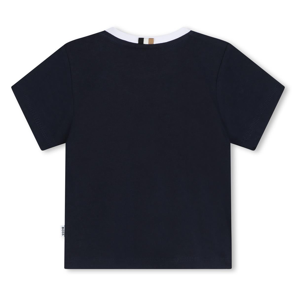 Baby Boys Blue Cotton T-Shirt