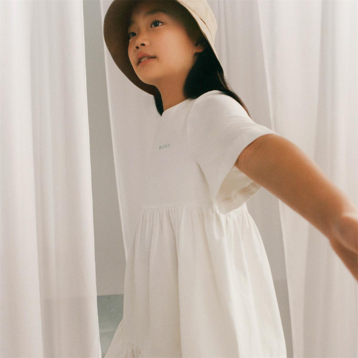 Girls White Dress