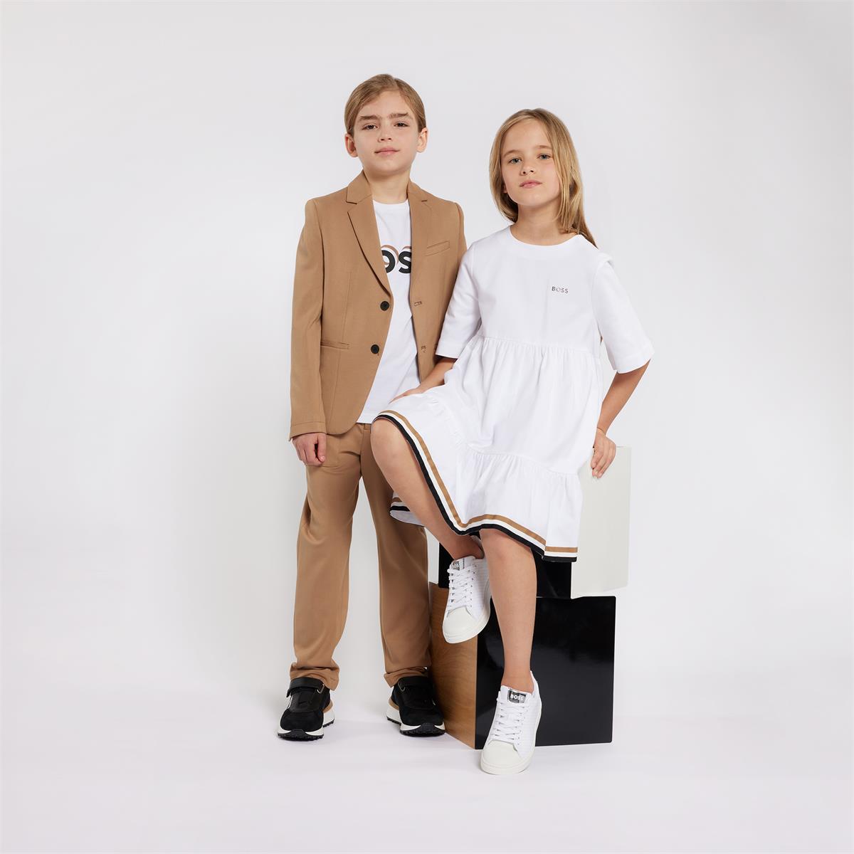 Boys Beige Suit