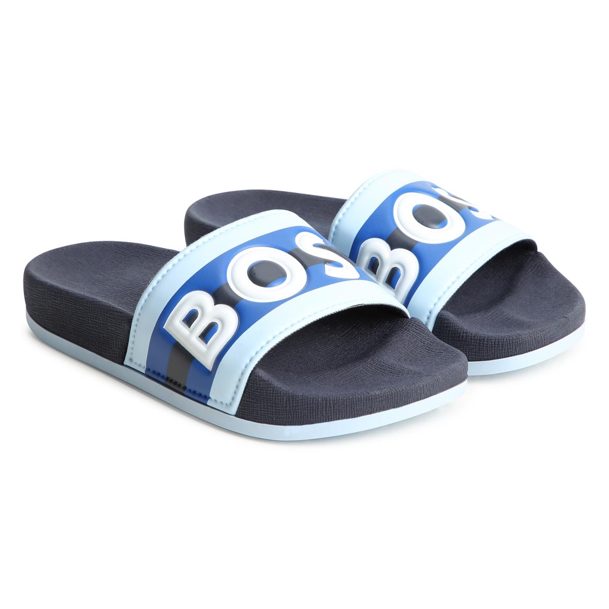 Boys Light Blue Slippers