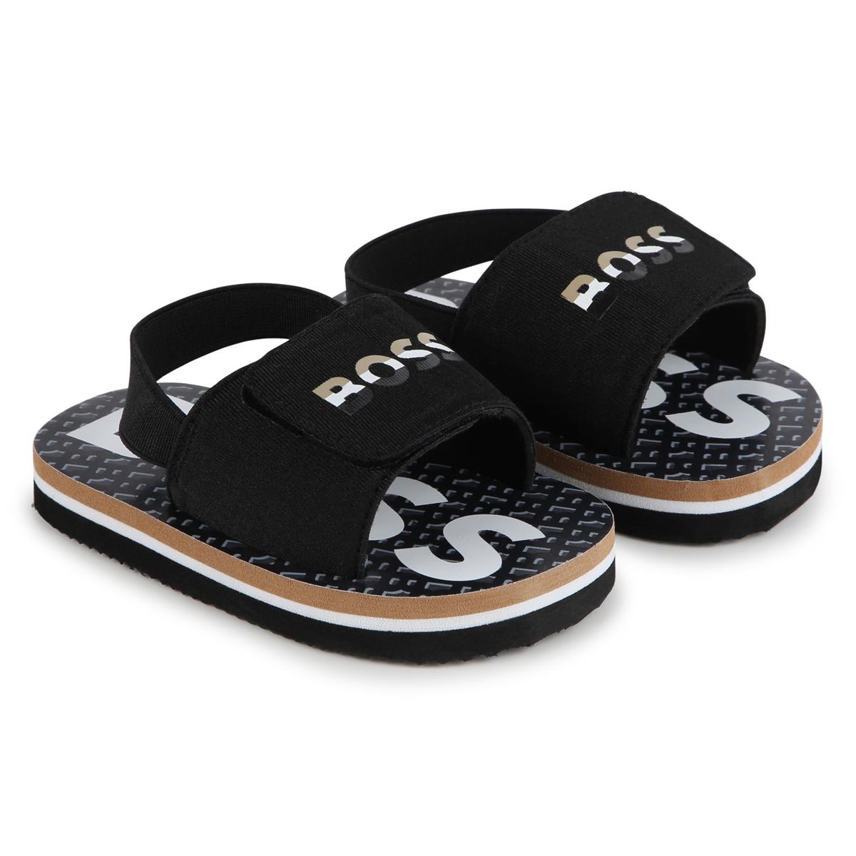 Baby Boys Black Sandals