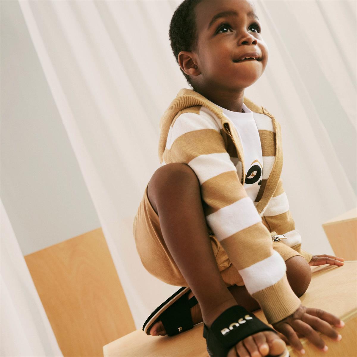 Baby Boys Black Sandals