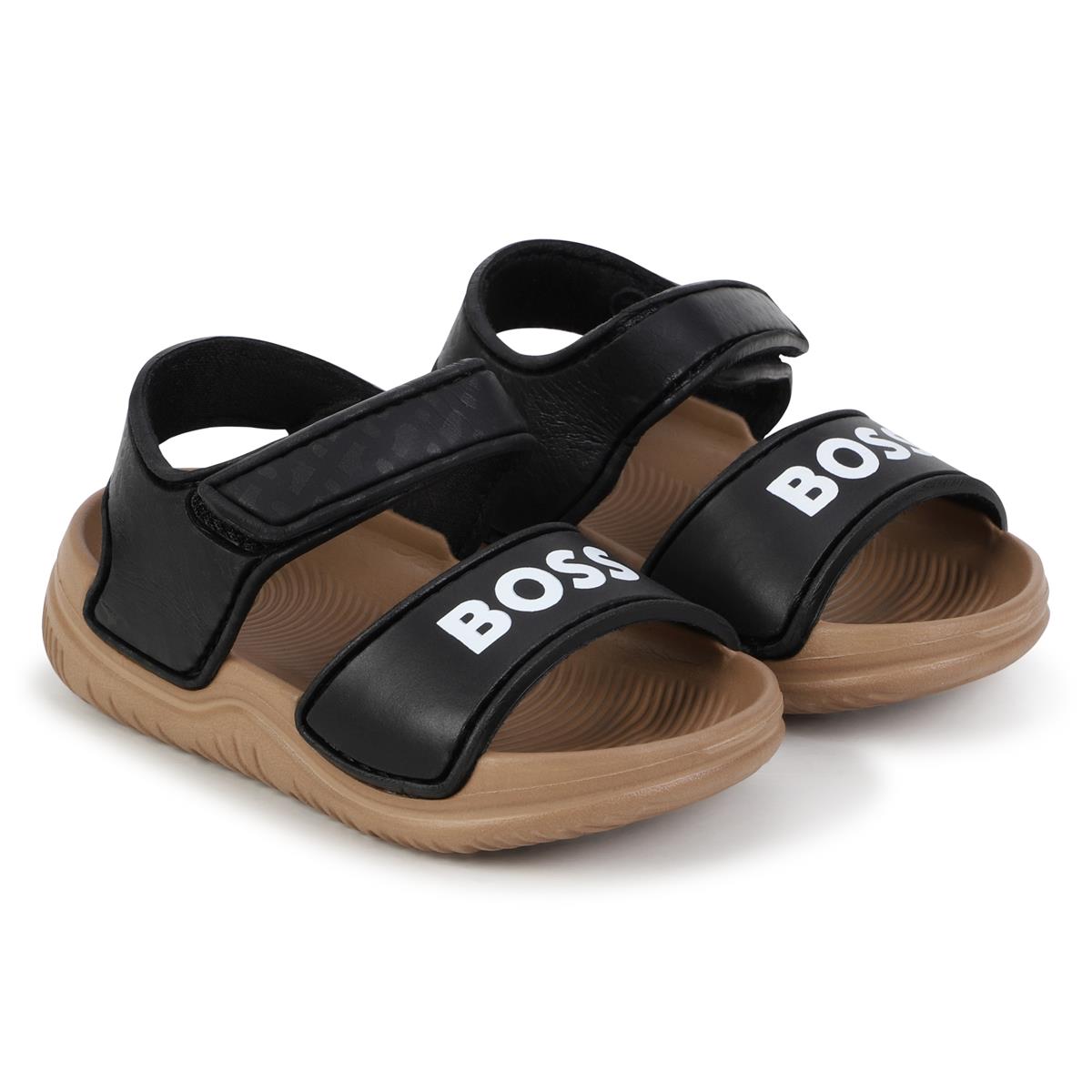 Baby Boys Black Sandals