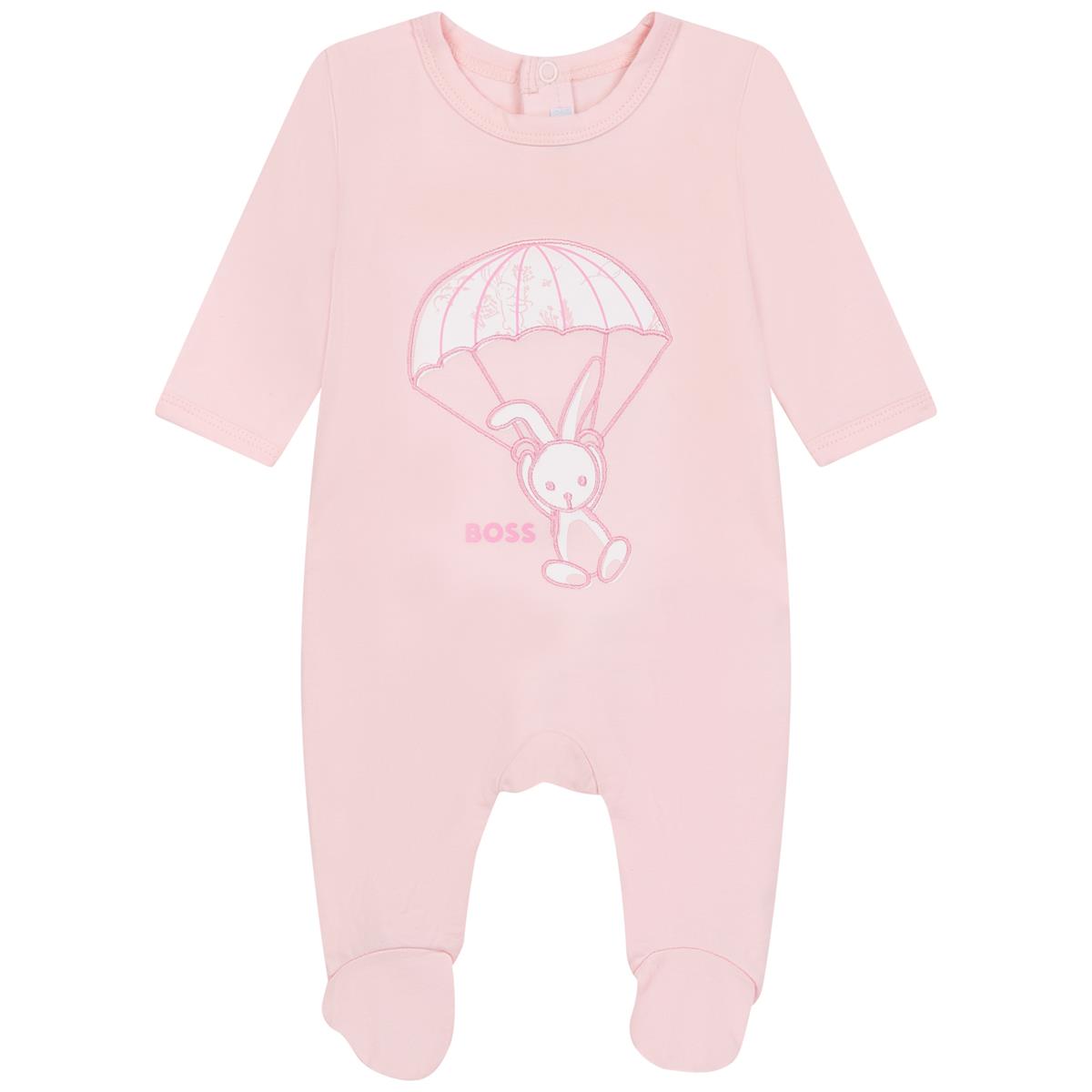 Baby Girls Pink Babysuit