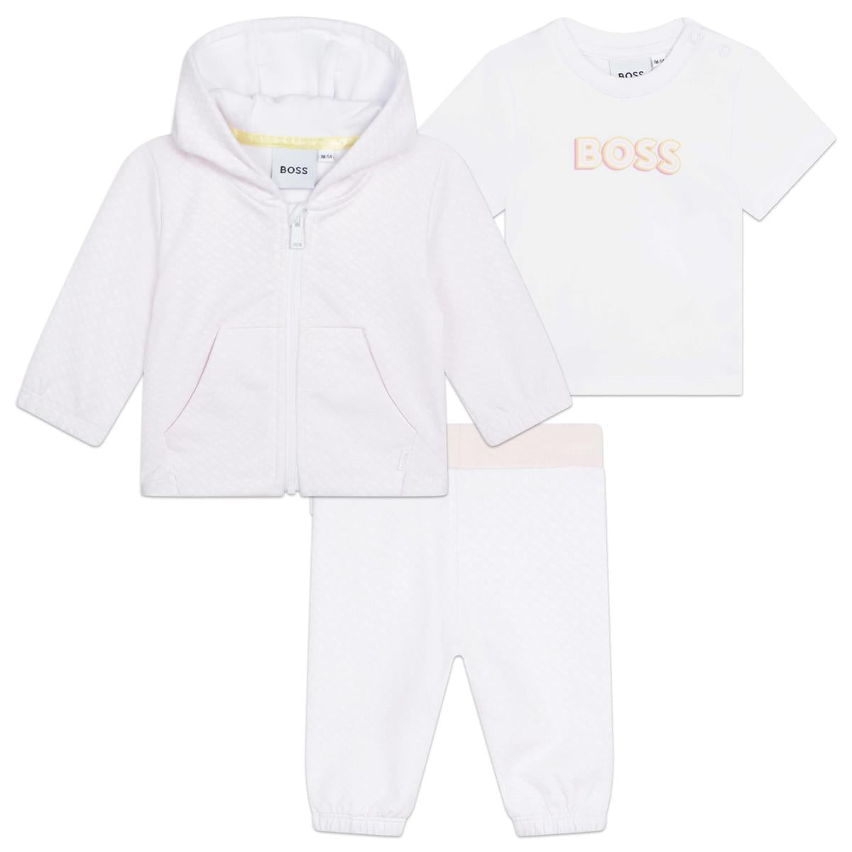 Baby Girls White Cotton Set