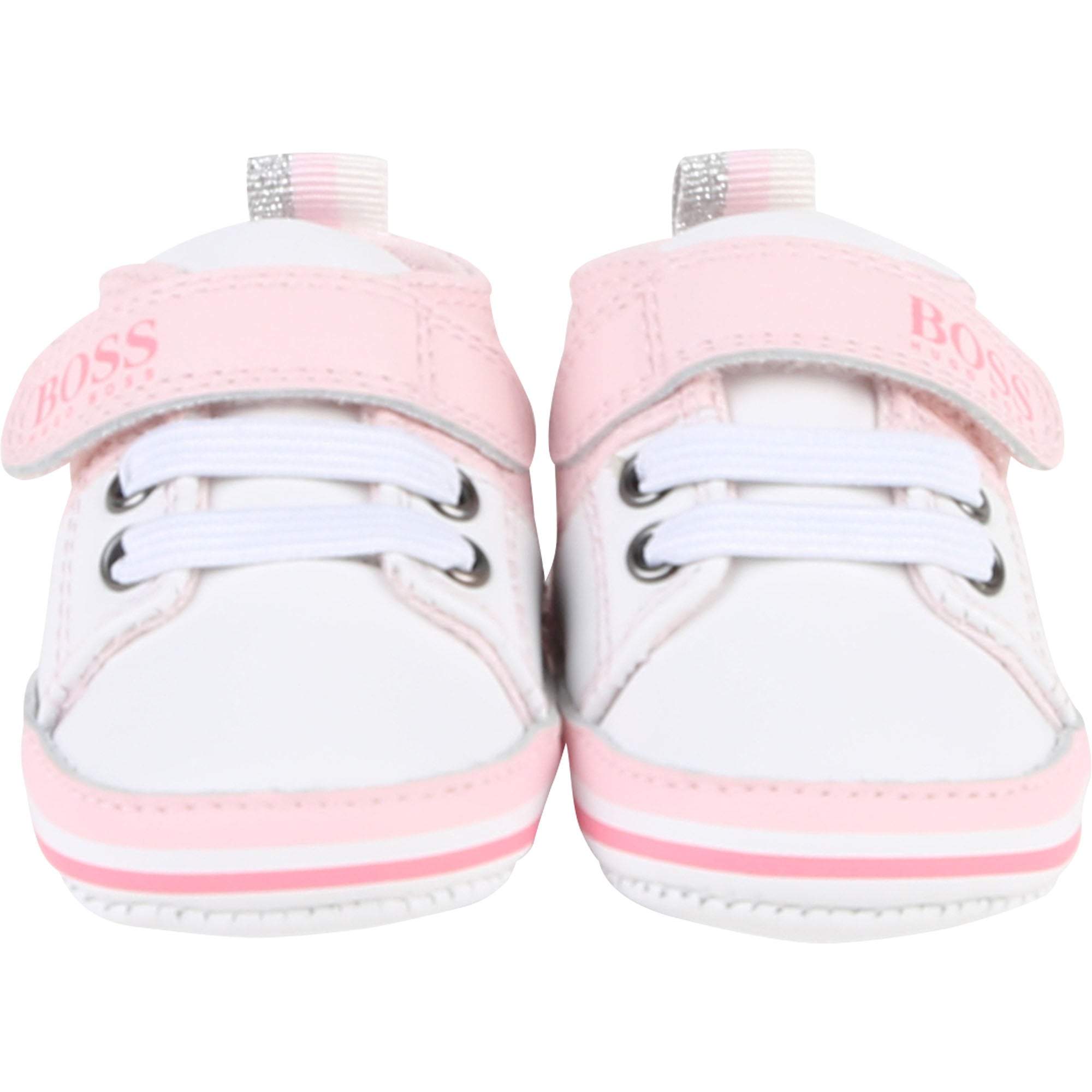 Baby Girls Light Pink Cow Leather Shoes