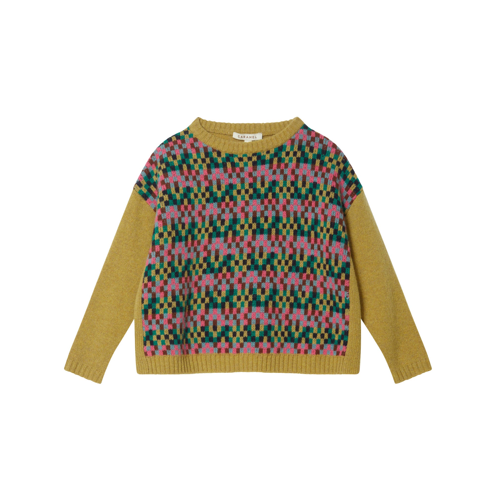 Boys & Girls Yellow Wool Sweater