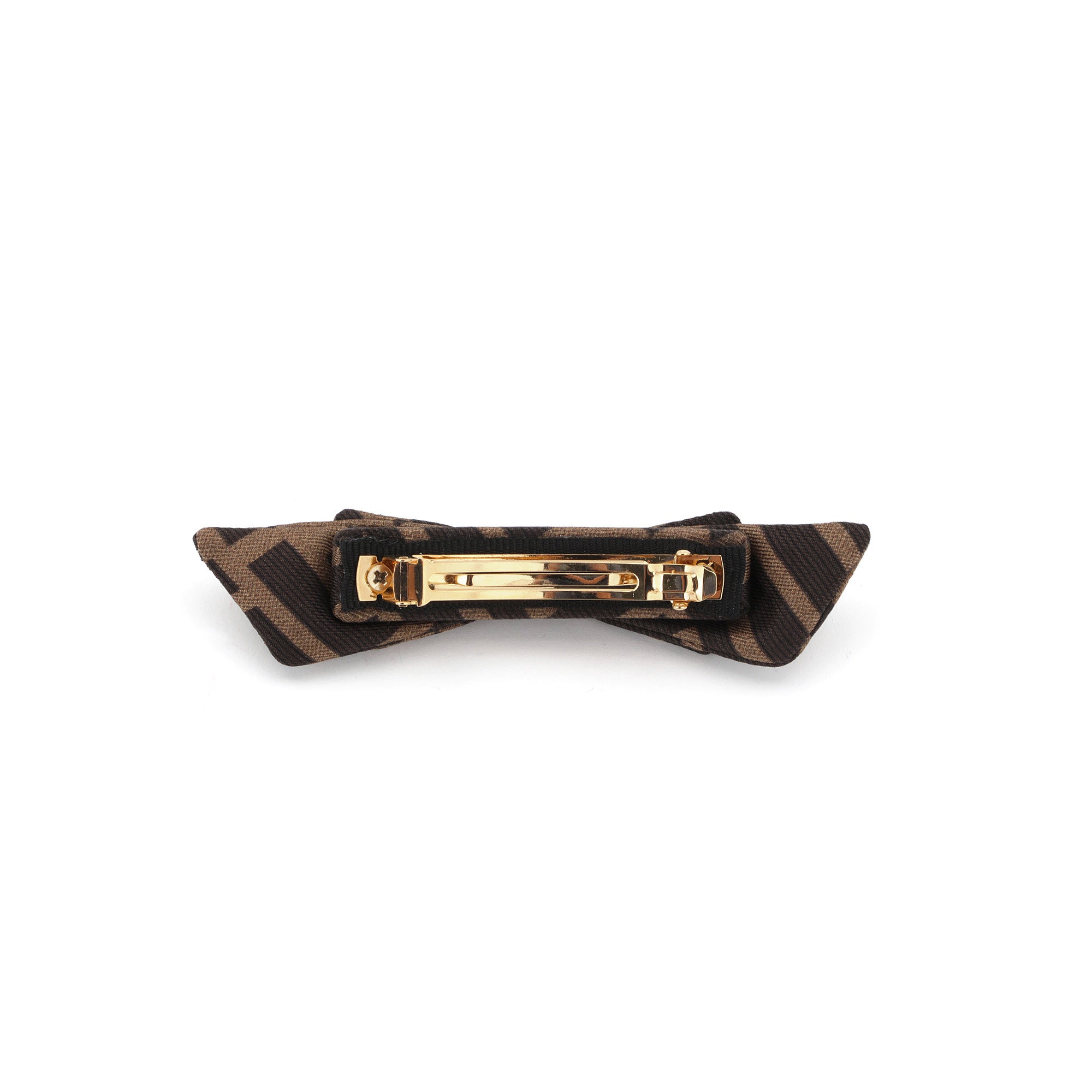Girls Brown Logo Hair Clip