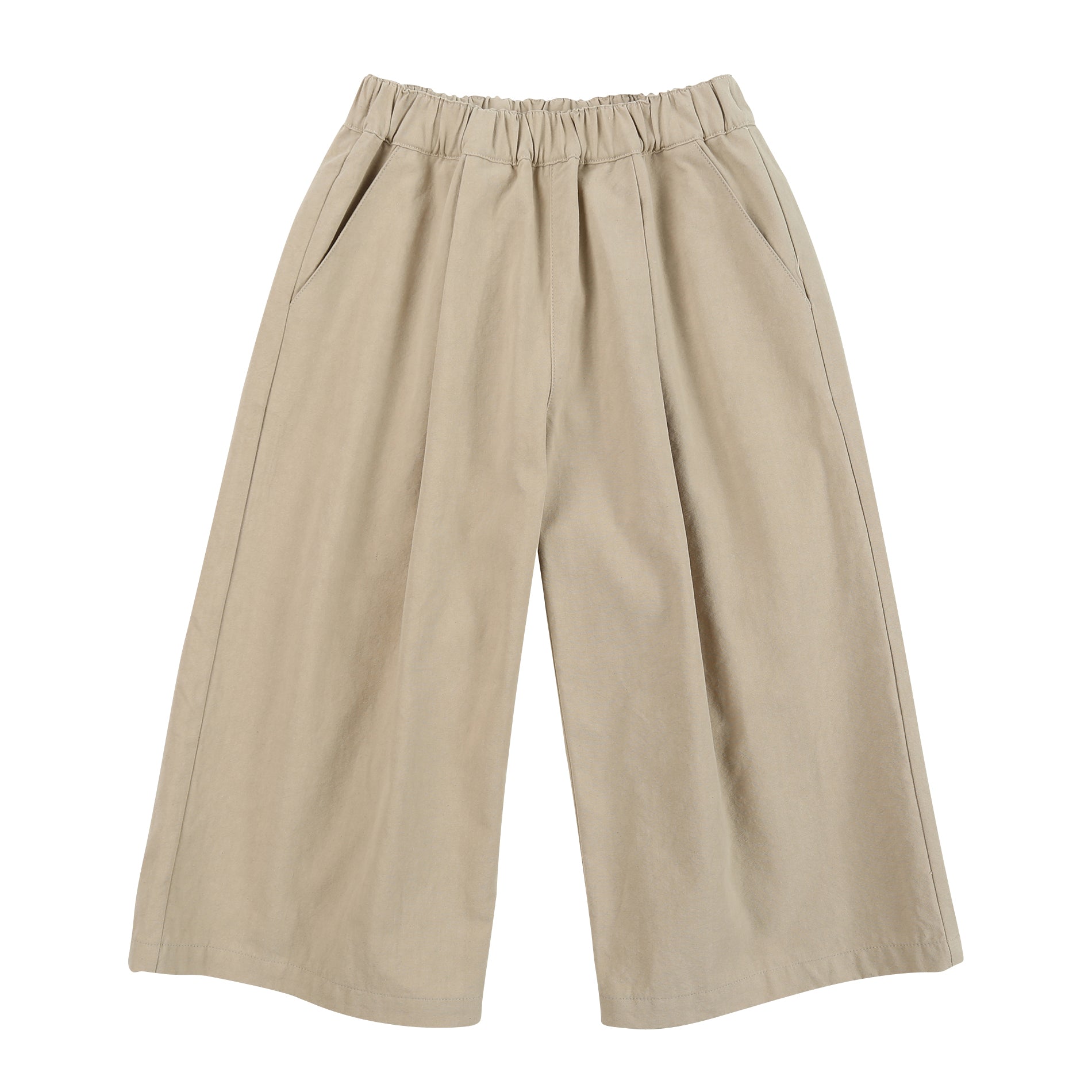 Boy & Girls Beige Cotton Trousers