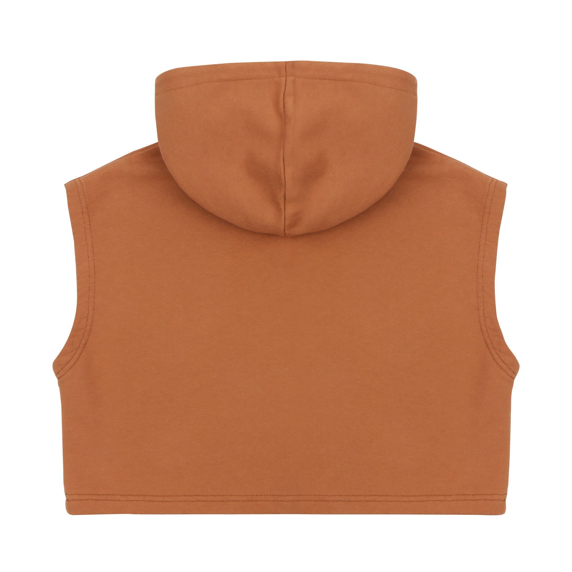 Boys & Girls Brown Hooded Vest