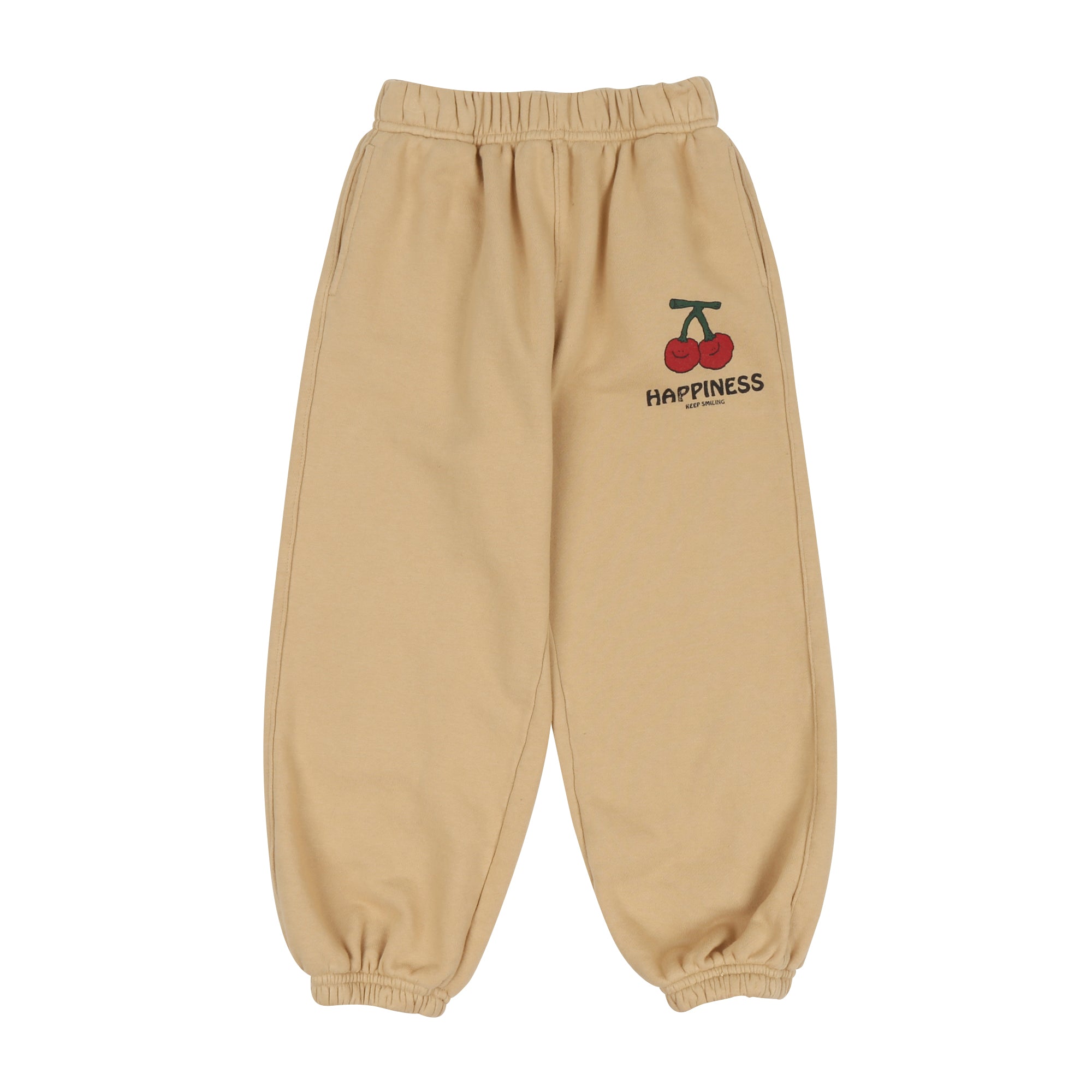 Boys & Girls Beige Cotton Trousers