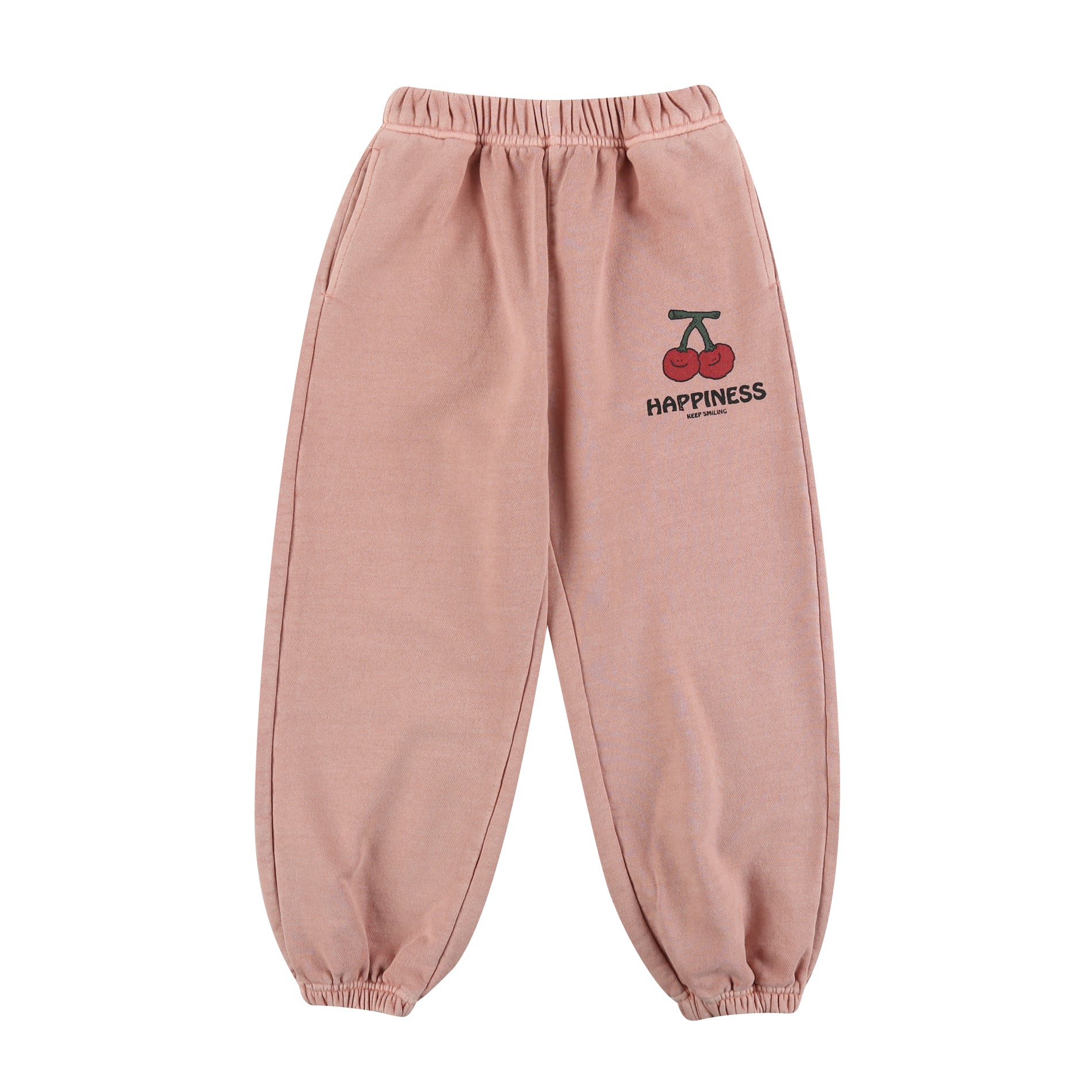 Boys & Girls Pink Cotton Trousers