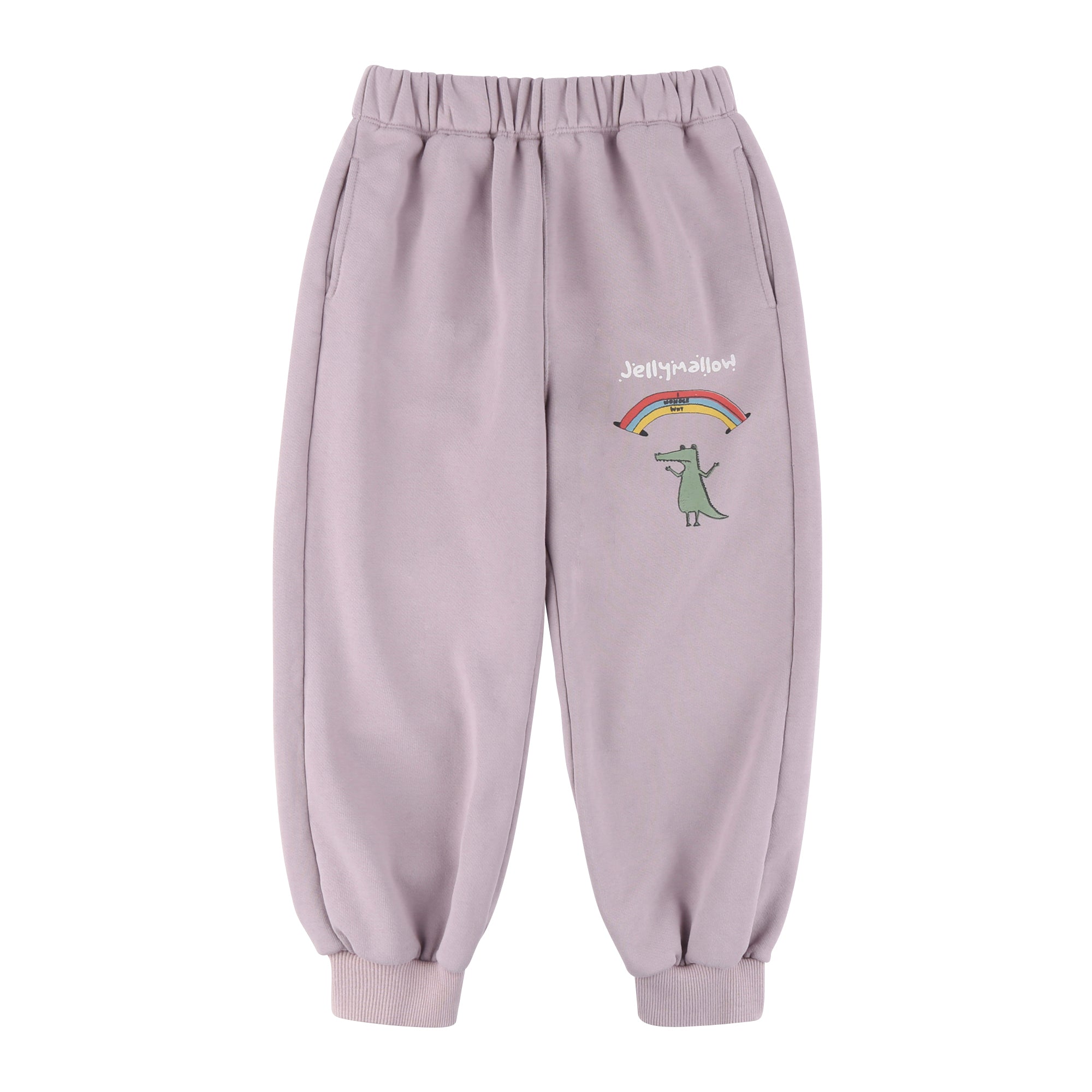 Boys & Girls Purple Cotton Trousers