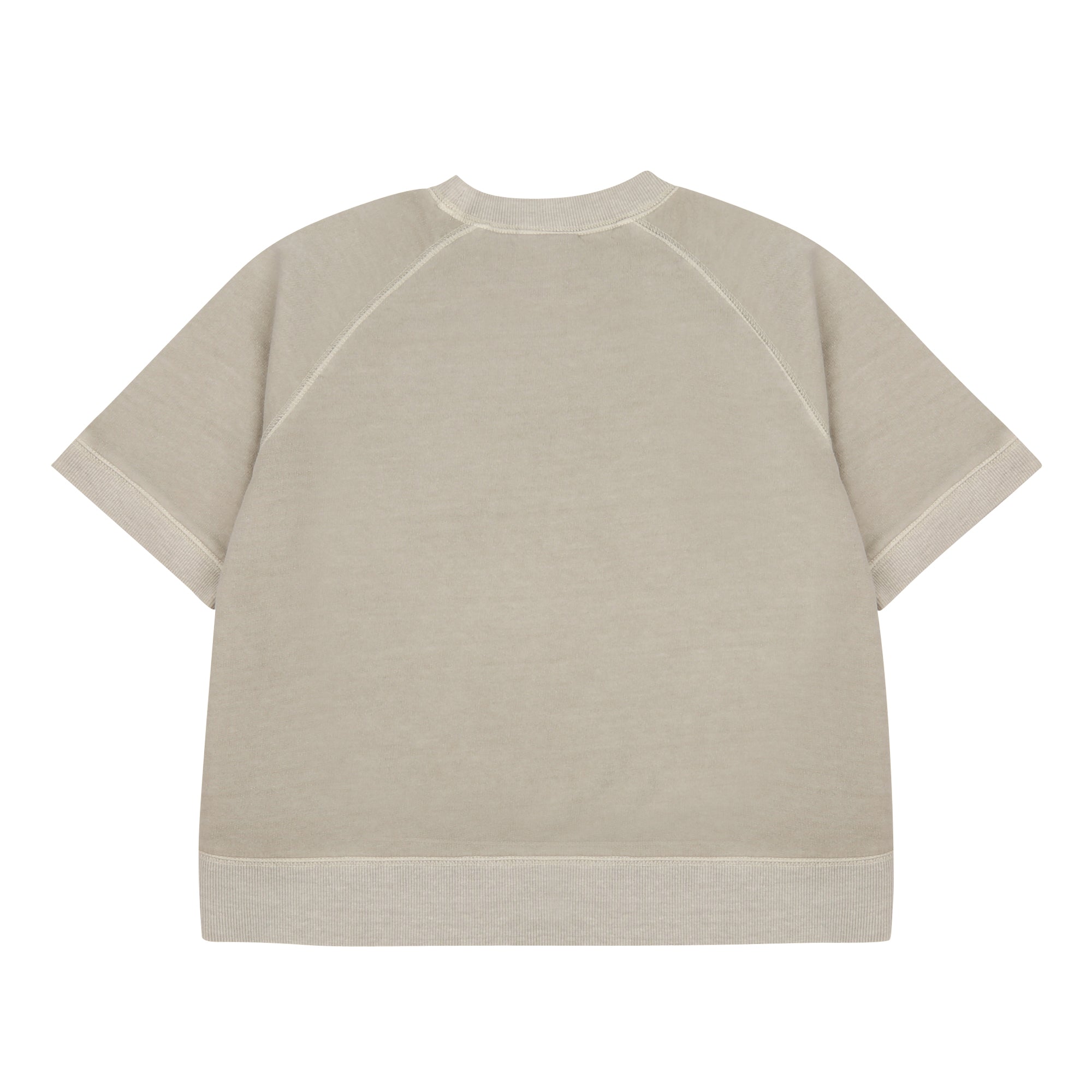 Boys & Girls Beige Printed Cotton Sweatshirt