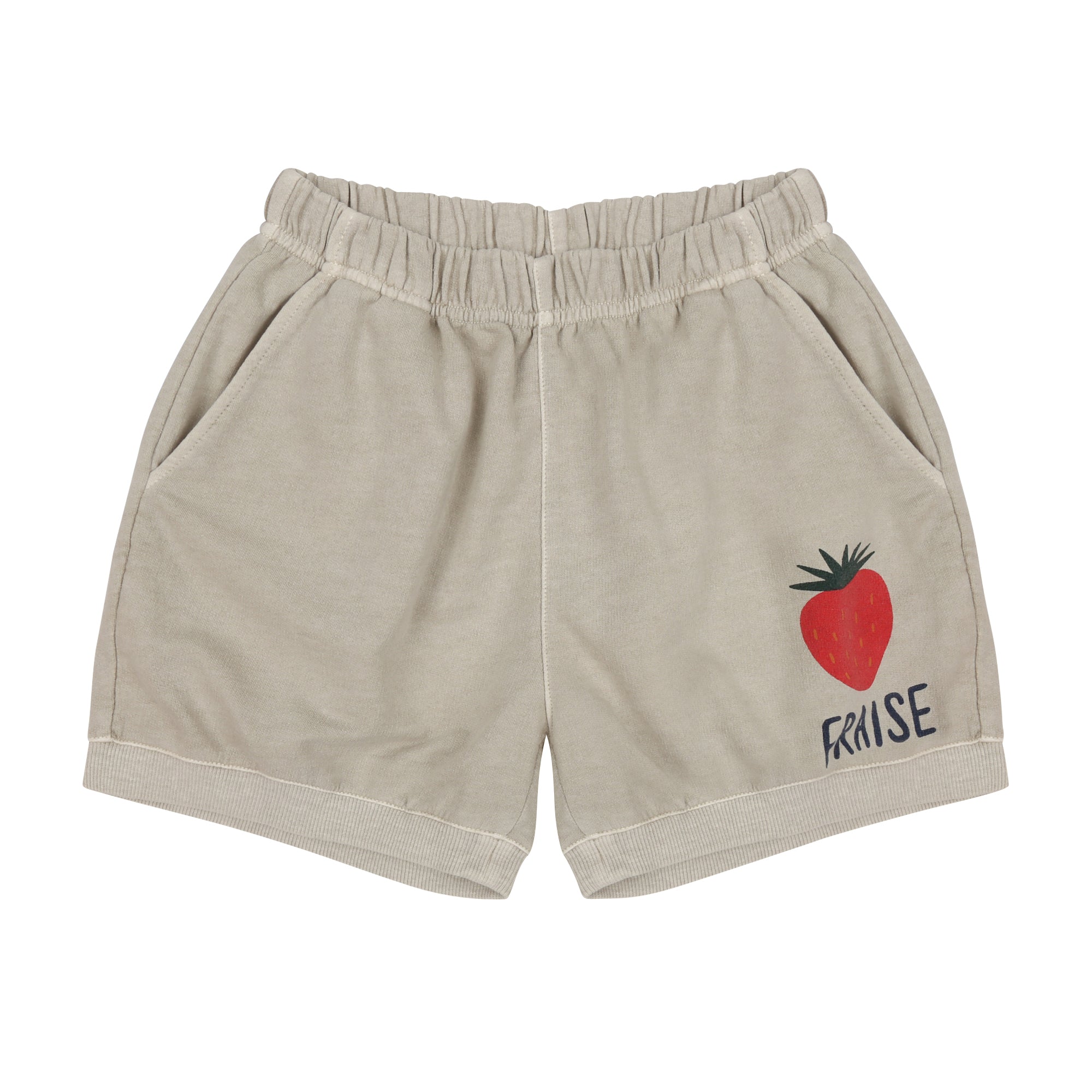 Boys & Girls Beige Cotton Shorts
