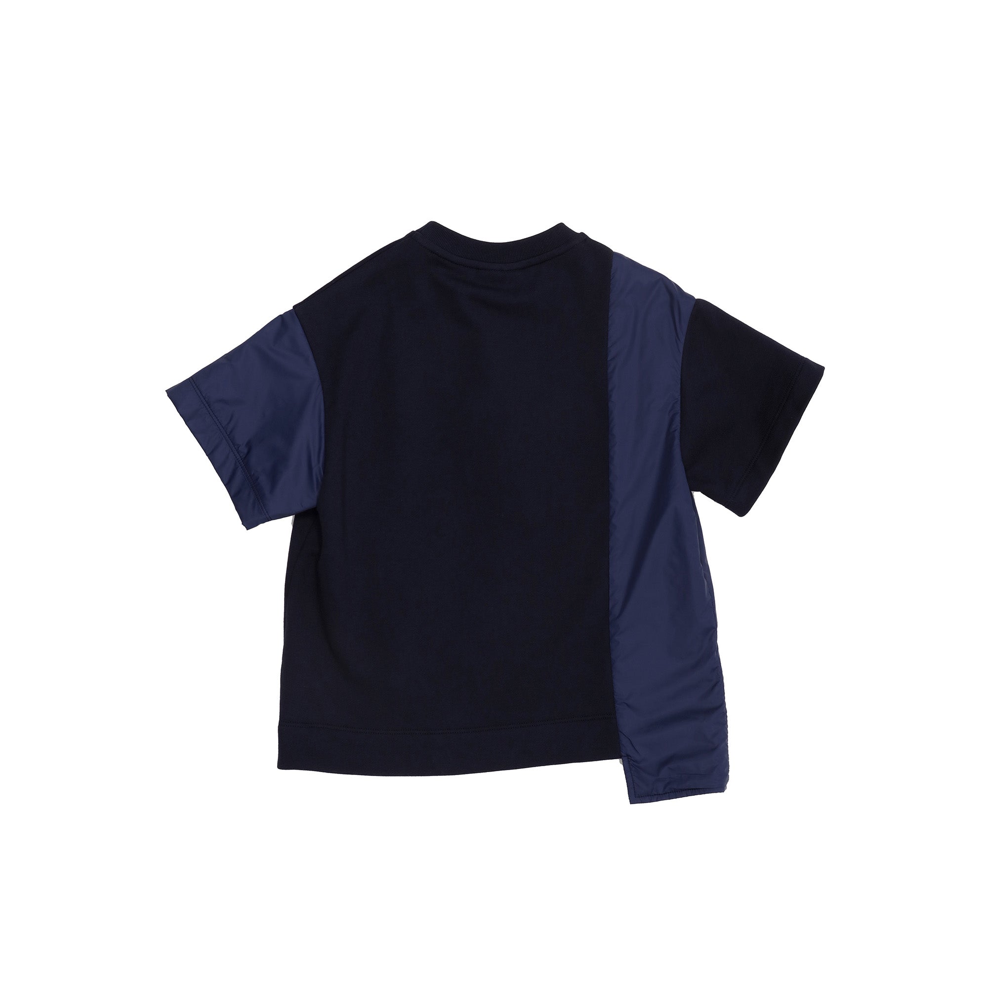 Boys Navy Logo Cotton T-Shirt
