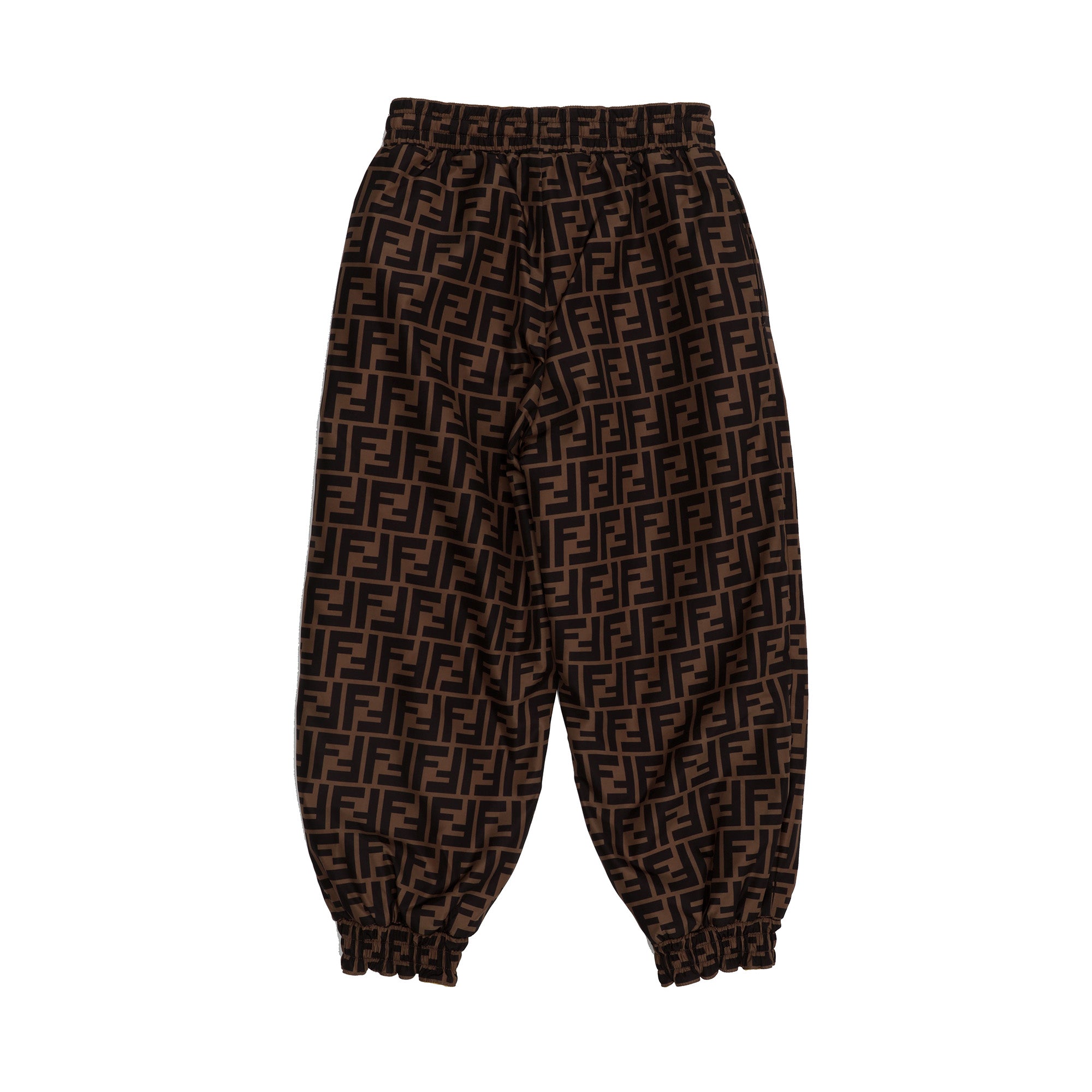 Boys & Girls Brown Logo Reversible Trousers