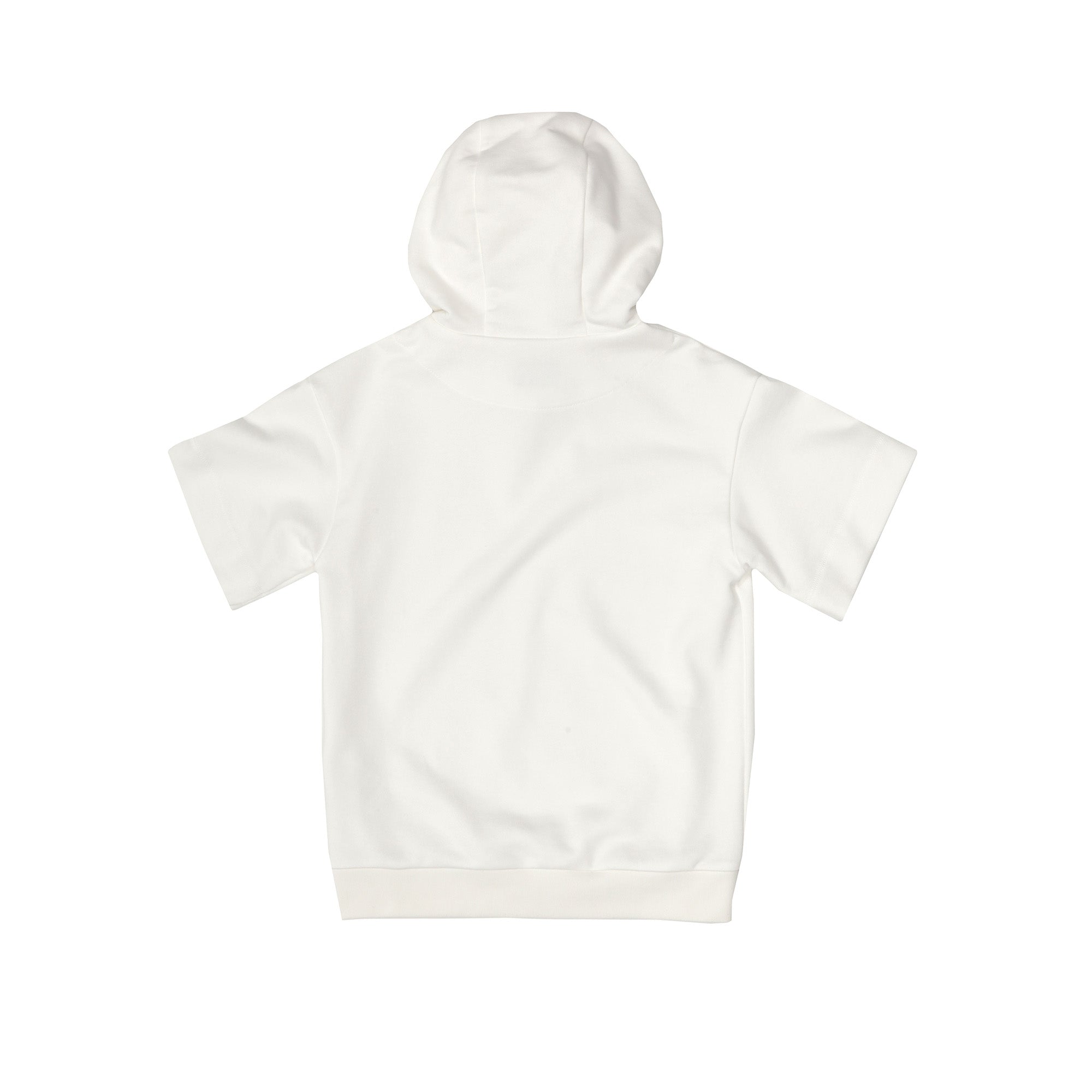 Boys & Girls White Bear Hooded Cotton Sweatshirt