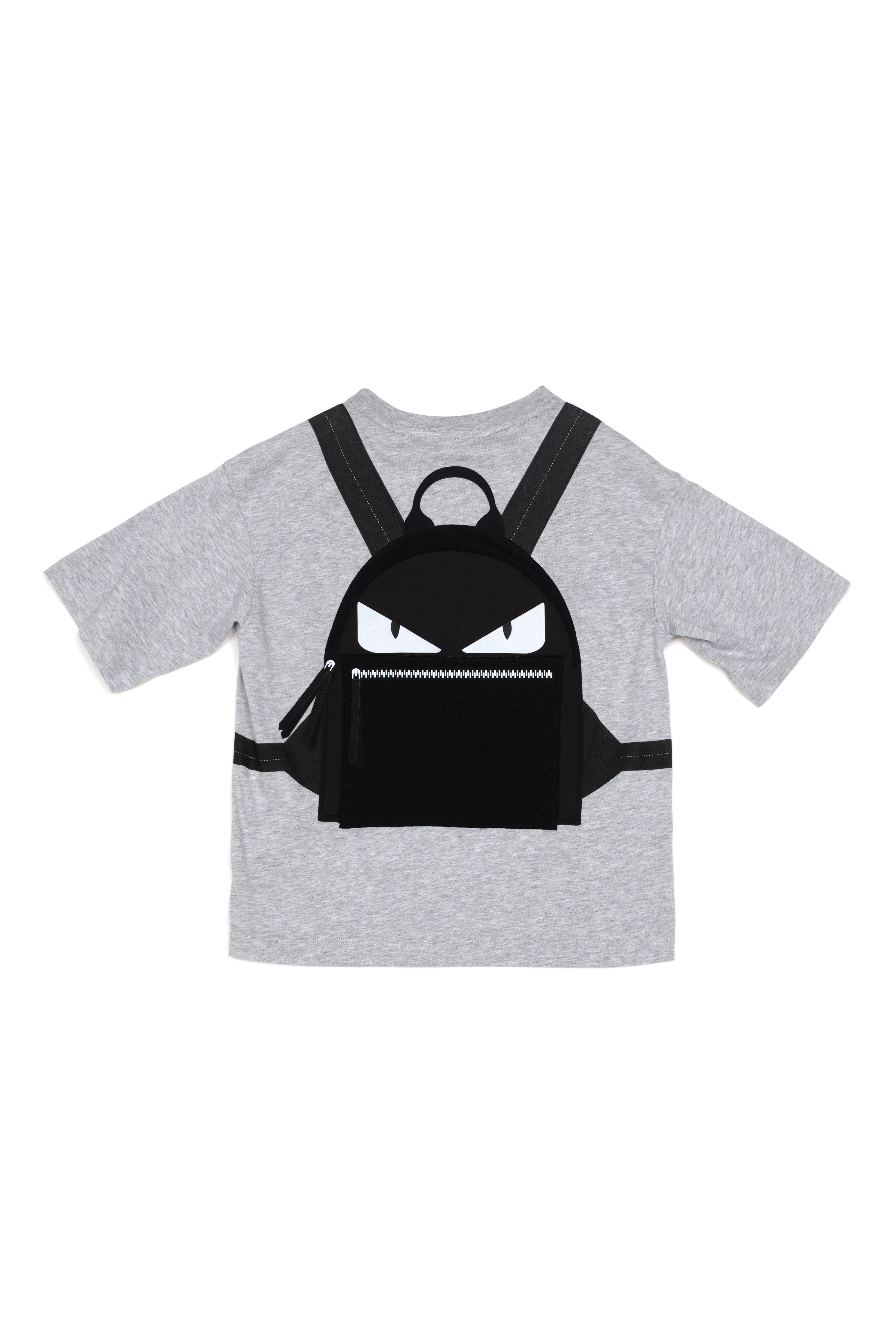 Boys Grey Cotton T-shirt