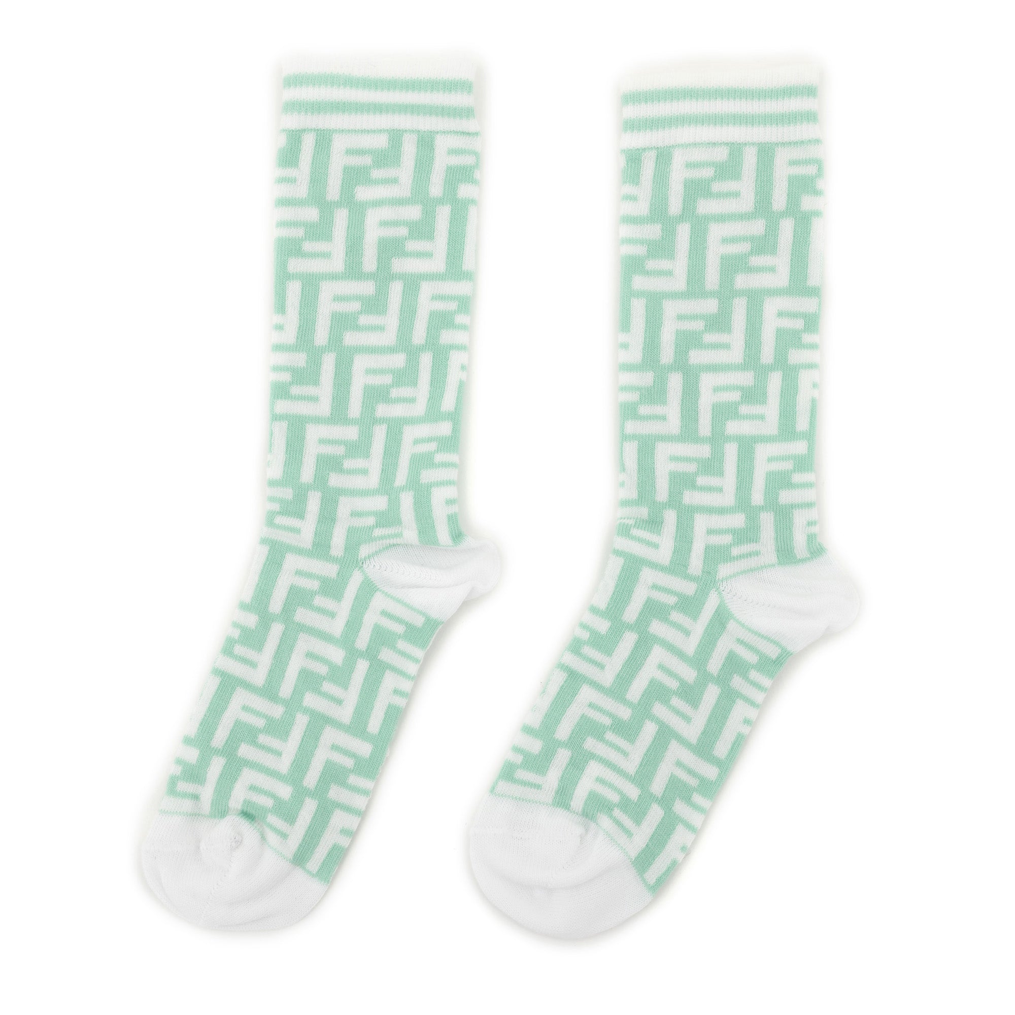 Boys & Girls Mint Logo Cotton Socks
