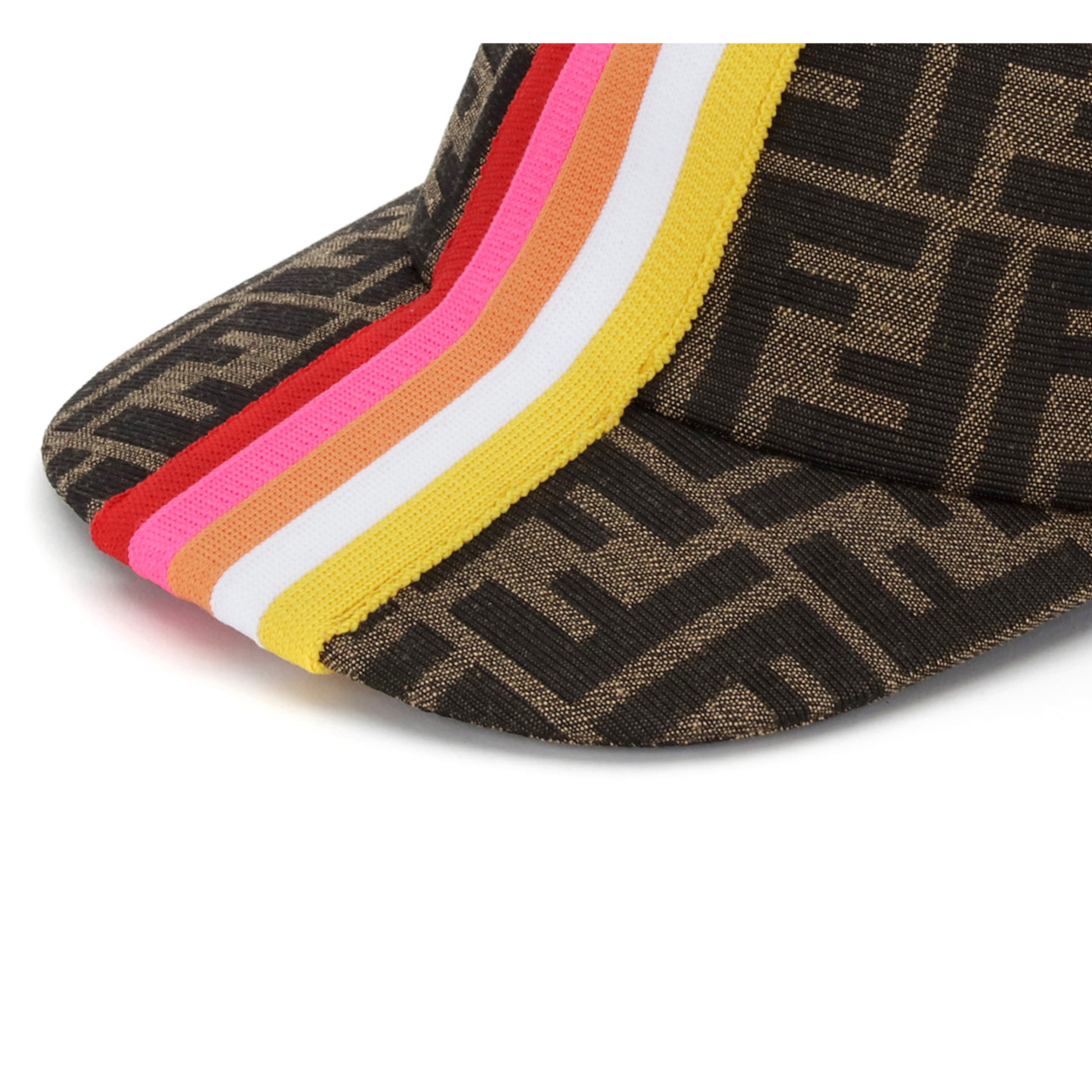 Boys & Girls Rainbow Stripe Logo Cap