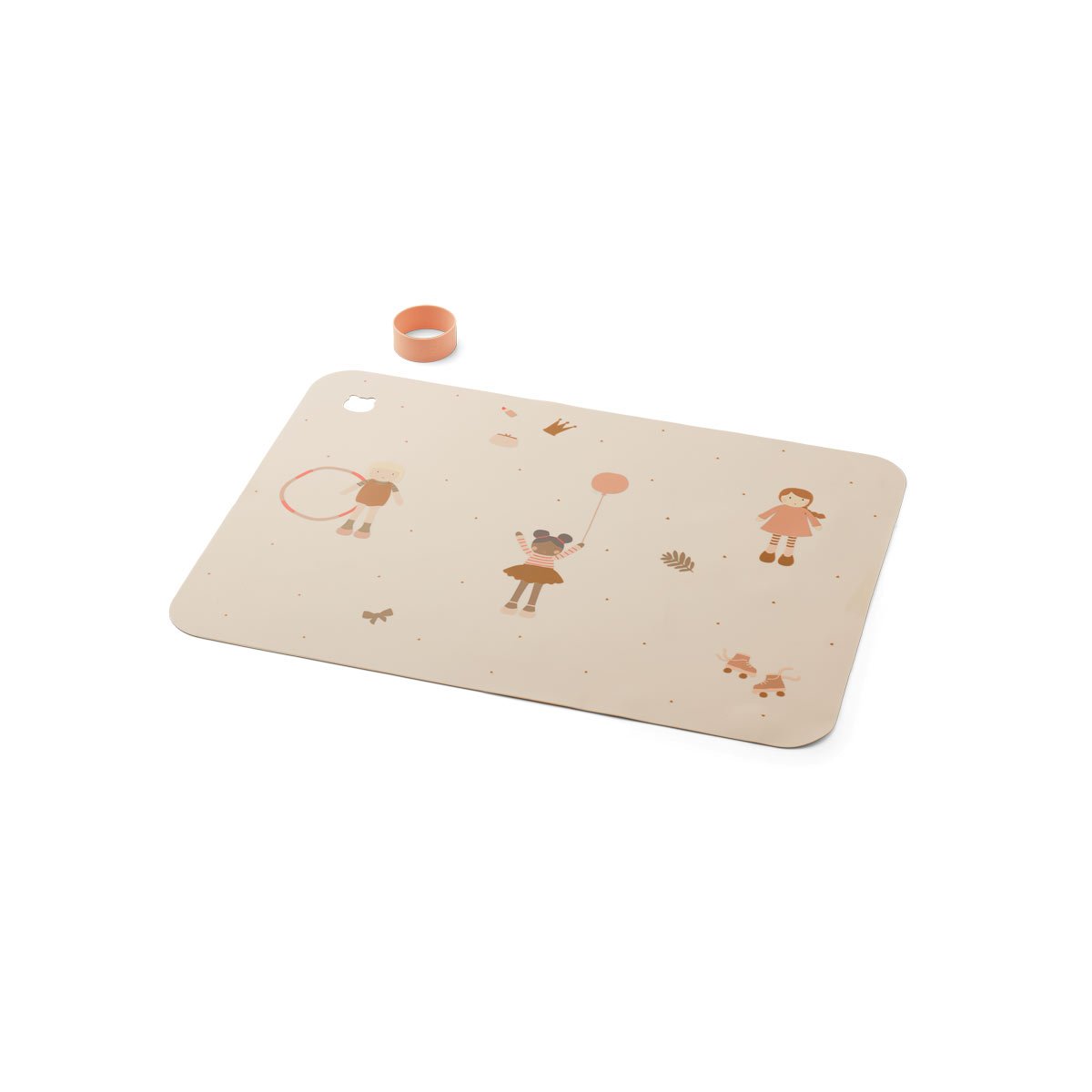Boys & Girls Beige Dolls Placemat