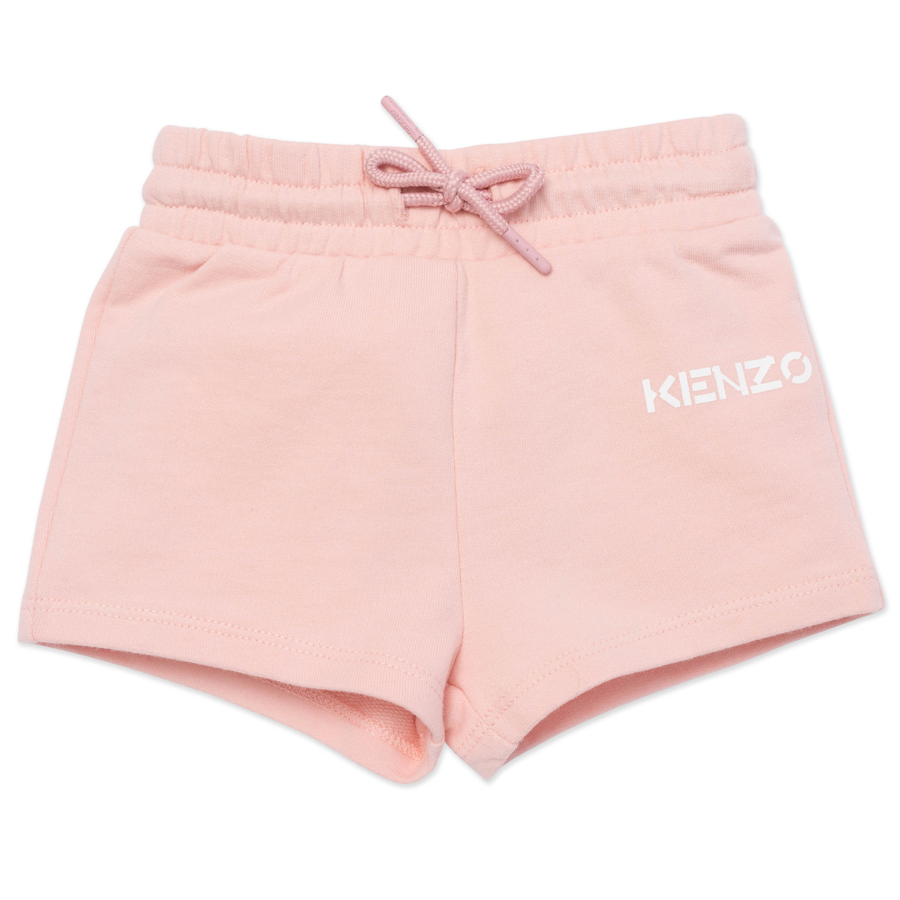Baby Girls Pink Cotton Shorts