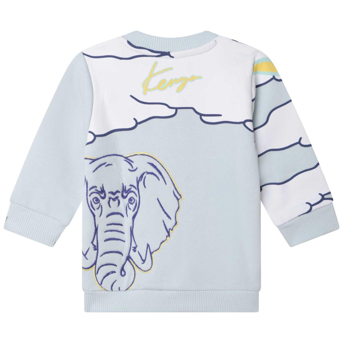 Baby Girls Light Blue Sweatshirt