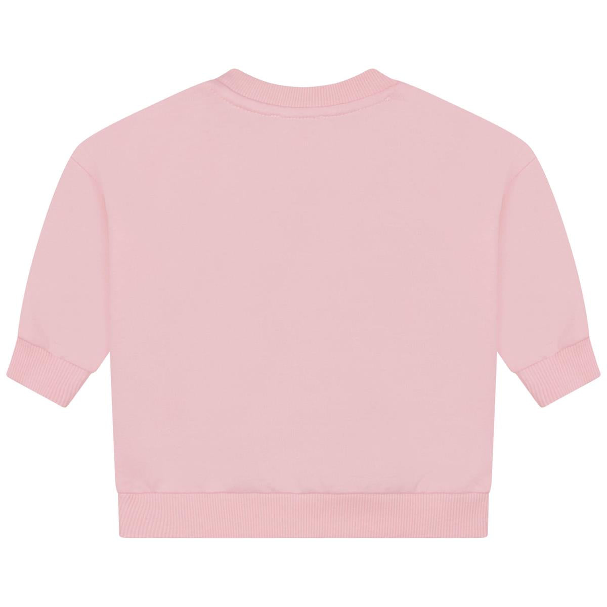 Baby Girls Pink Logo Sweatshirt