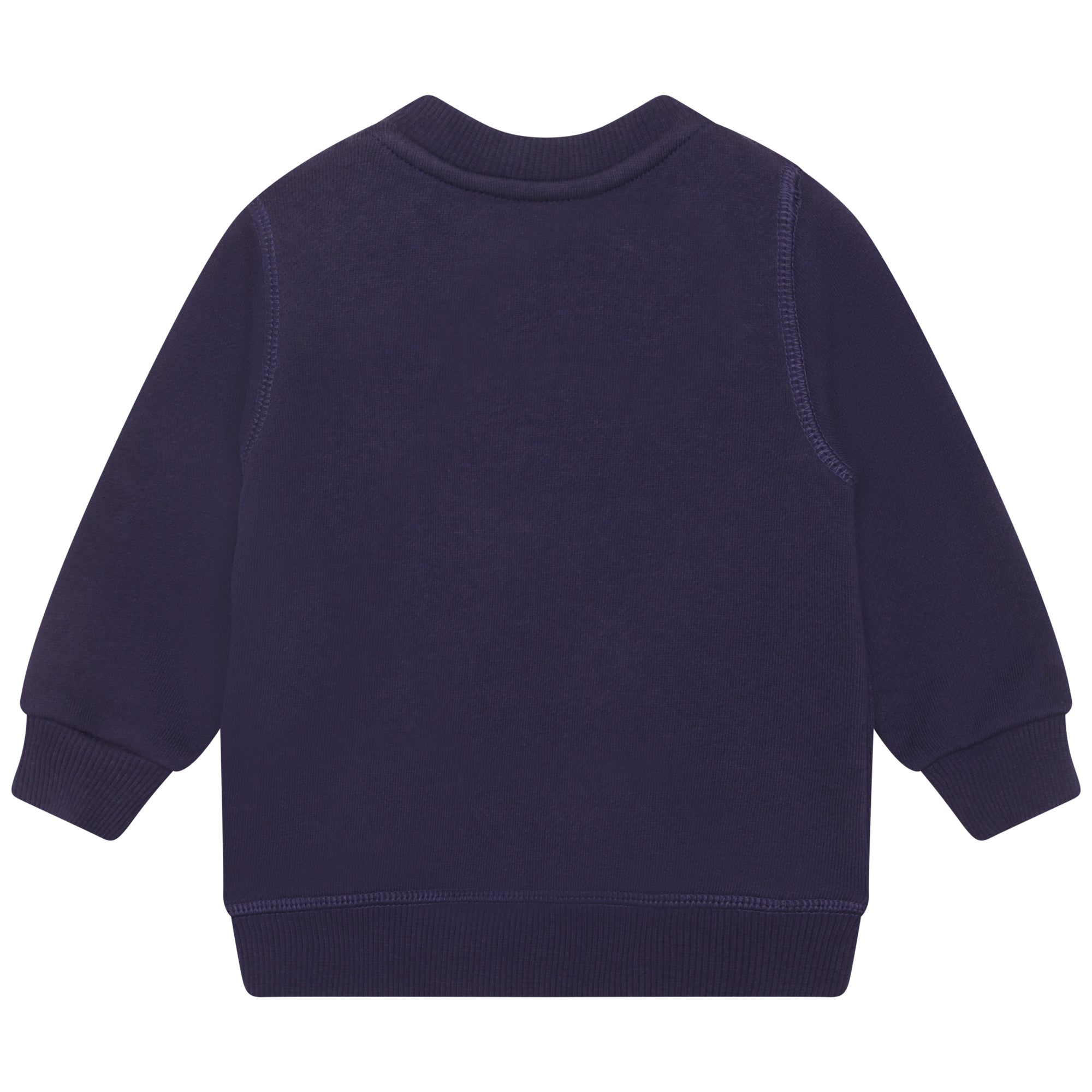 Baby Boys Navy Tiger Cotton Sweatshirt