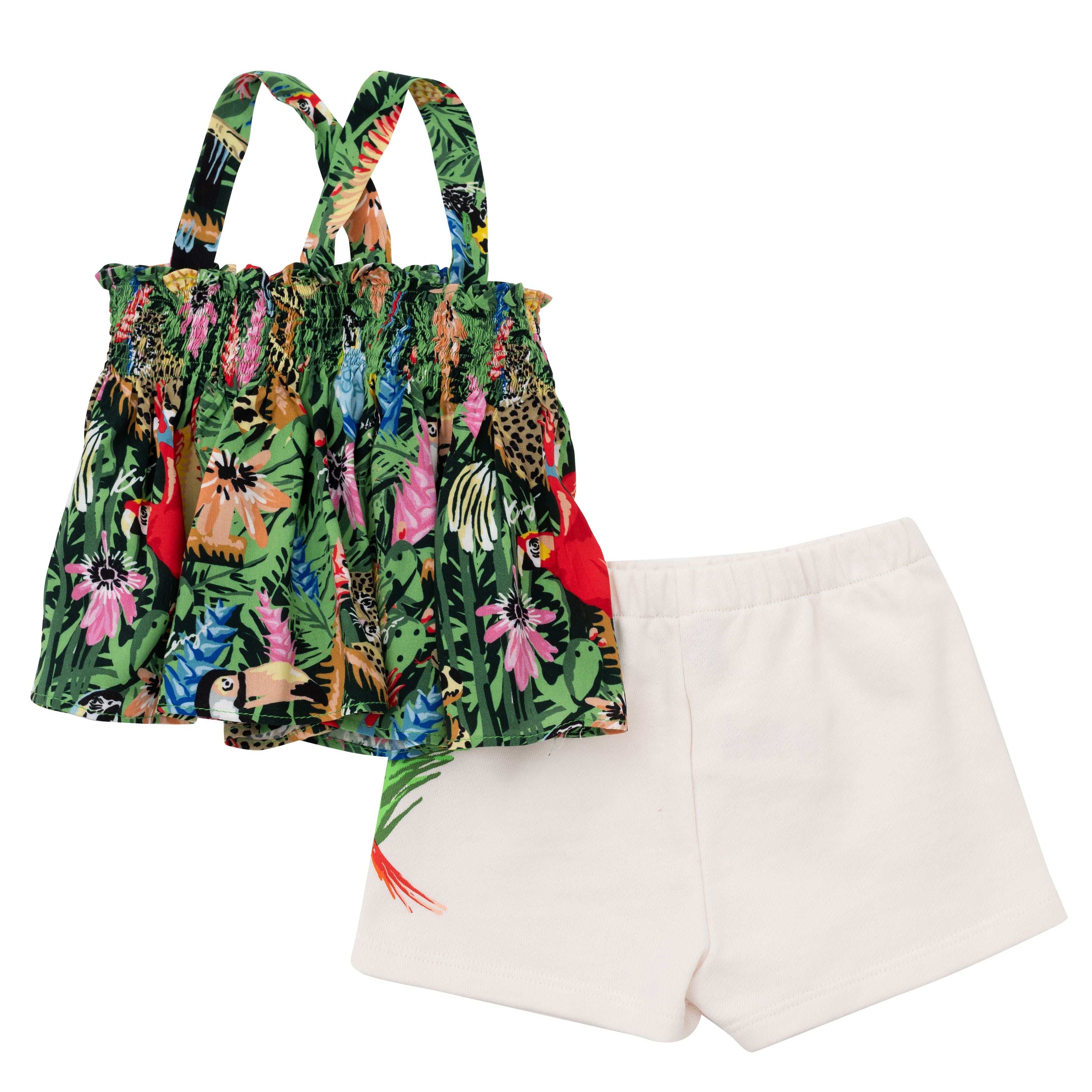 Baby Boys & Girls Green Printing Set