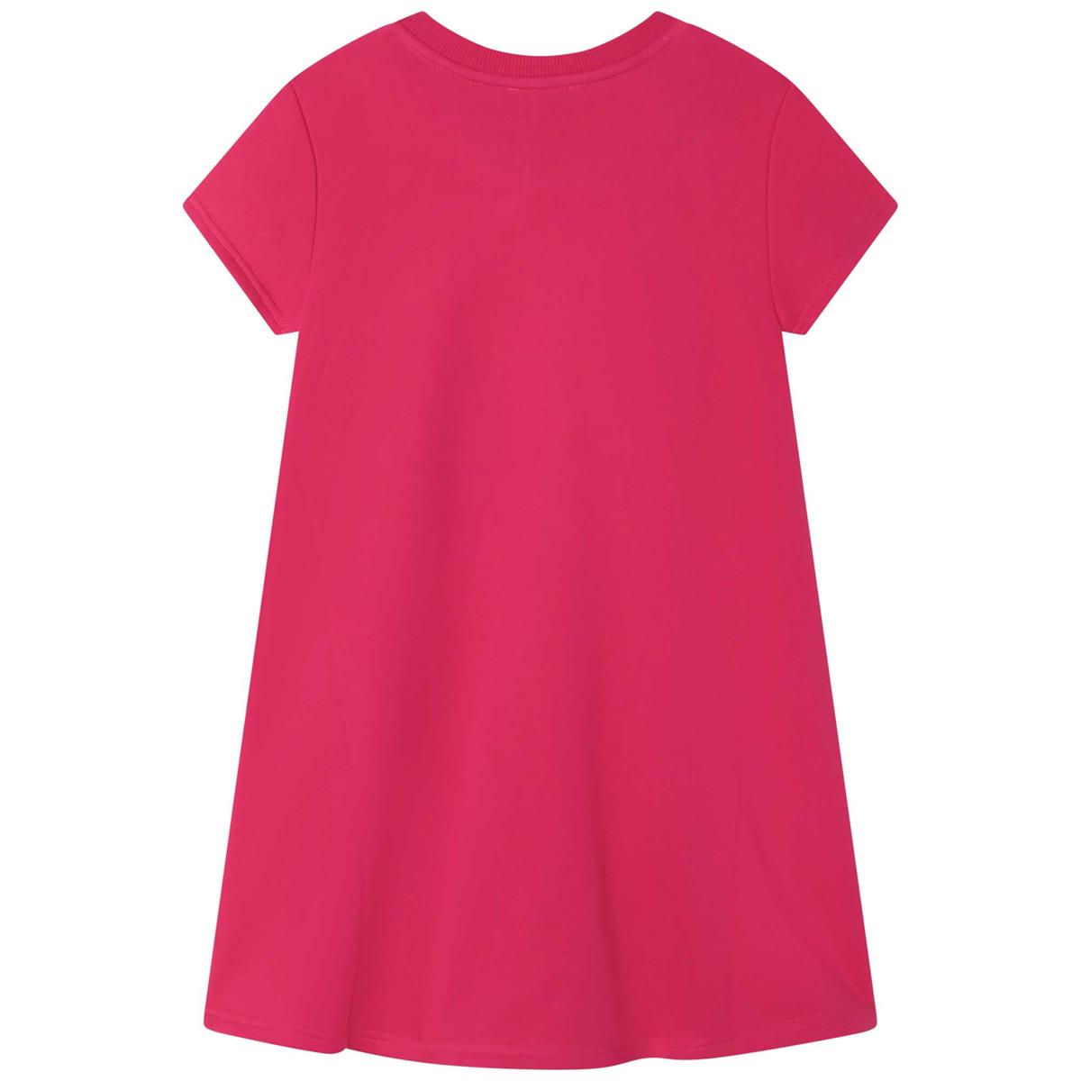 Girls Fuchsia Tiger Dress