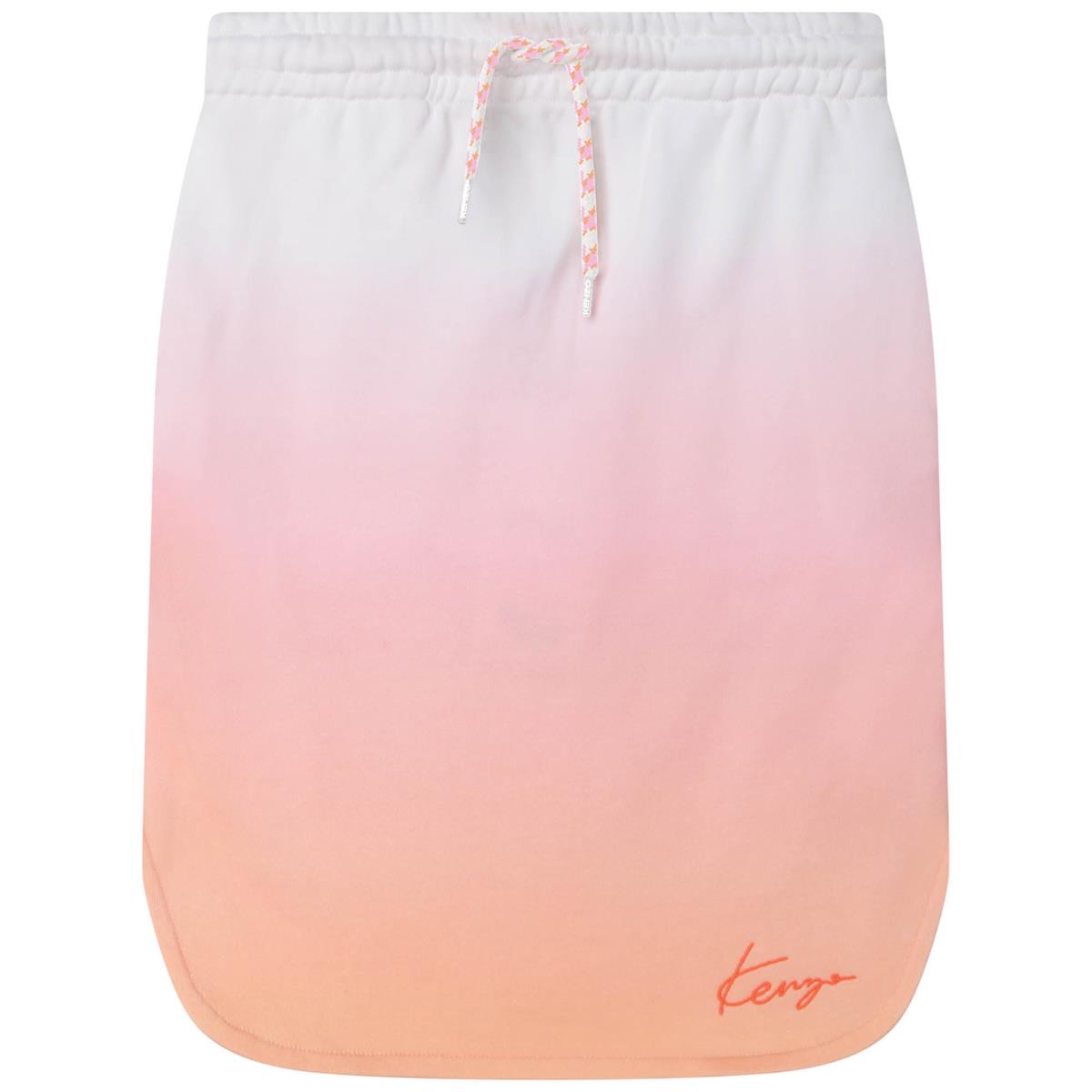Girls Pink Logo Skirt