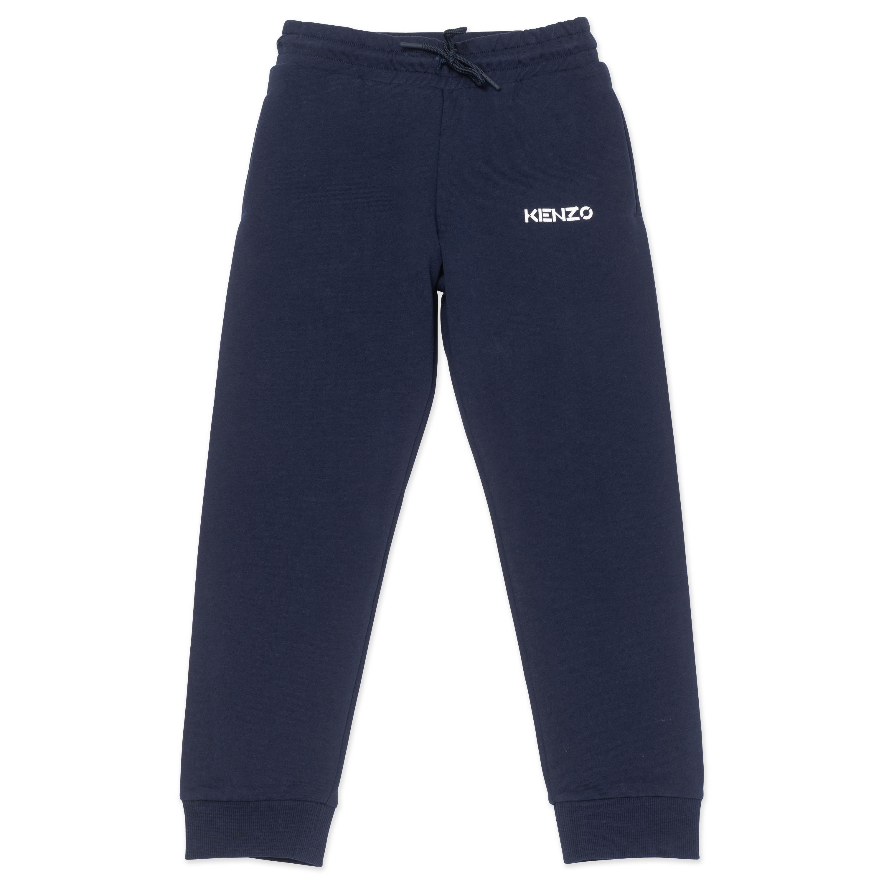 Girls Navy Cotton Trousers