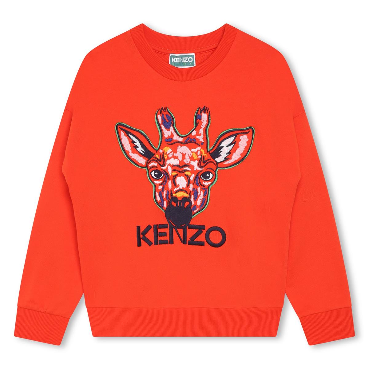 Girls Red Logo Sweatshirt