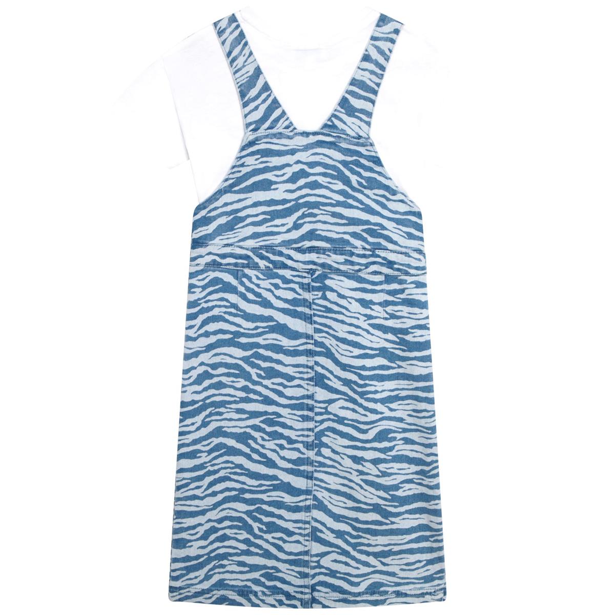 Girls Blue Logo Dress