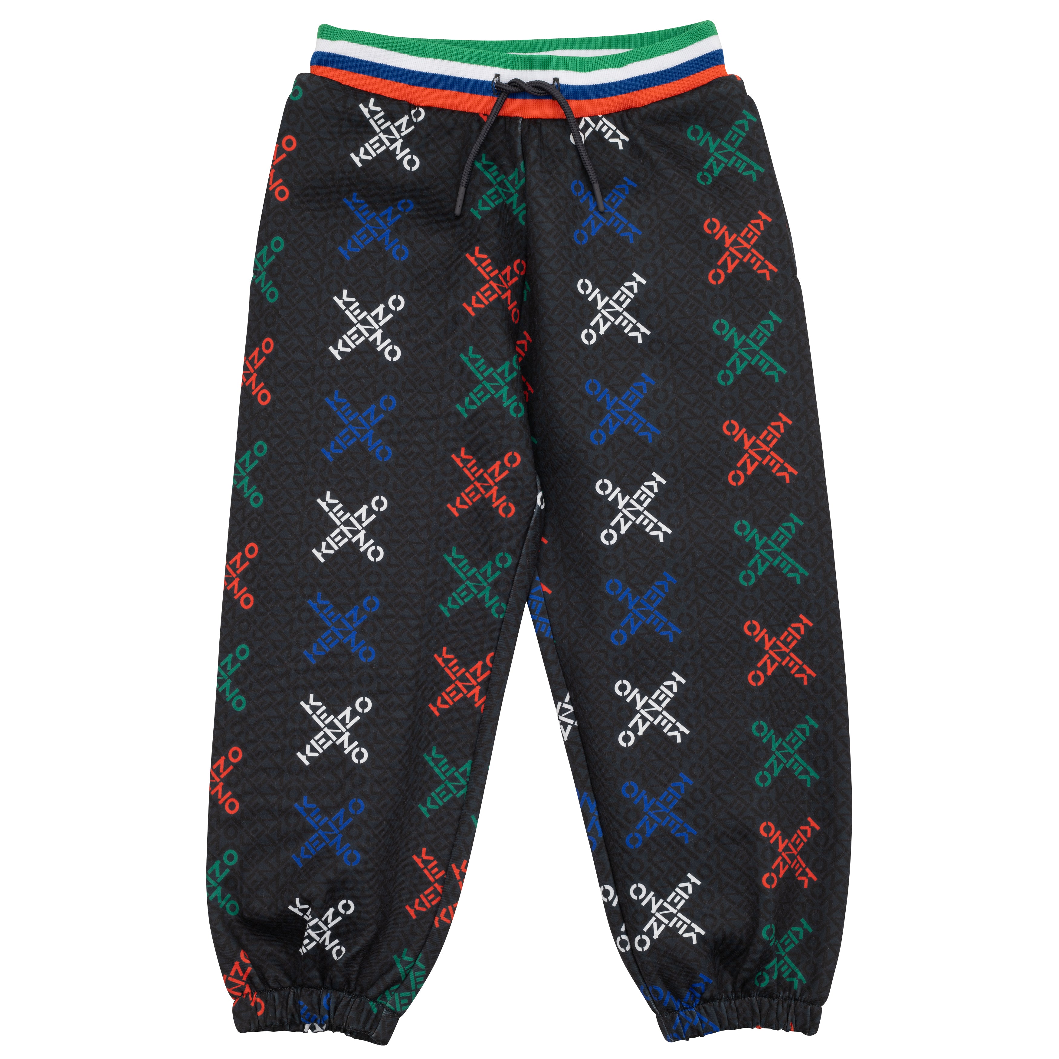 Boys Black Logo Trousers