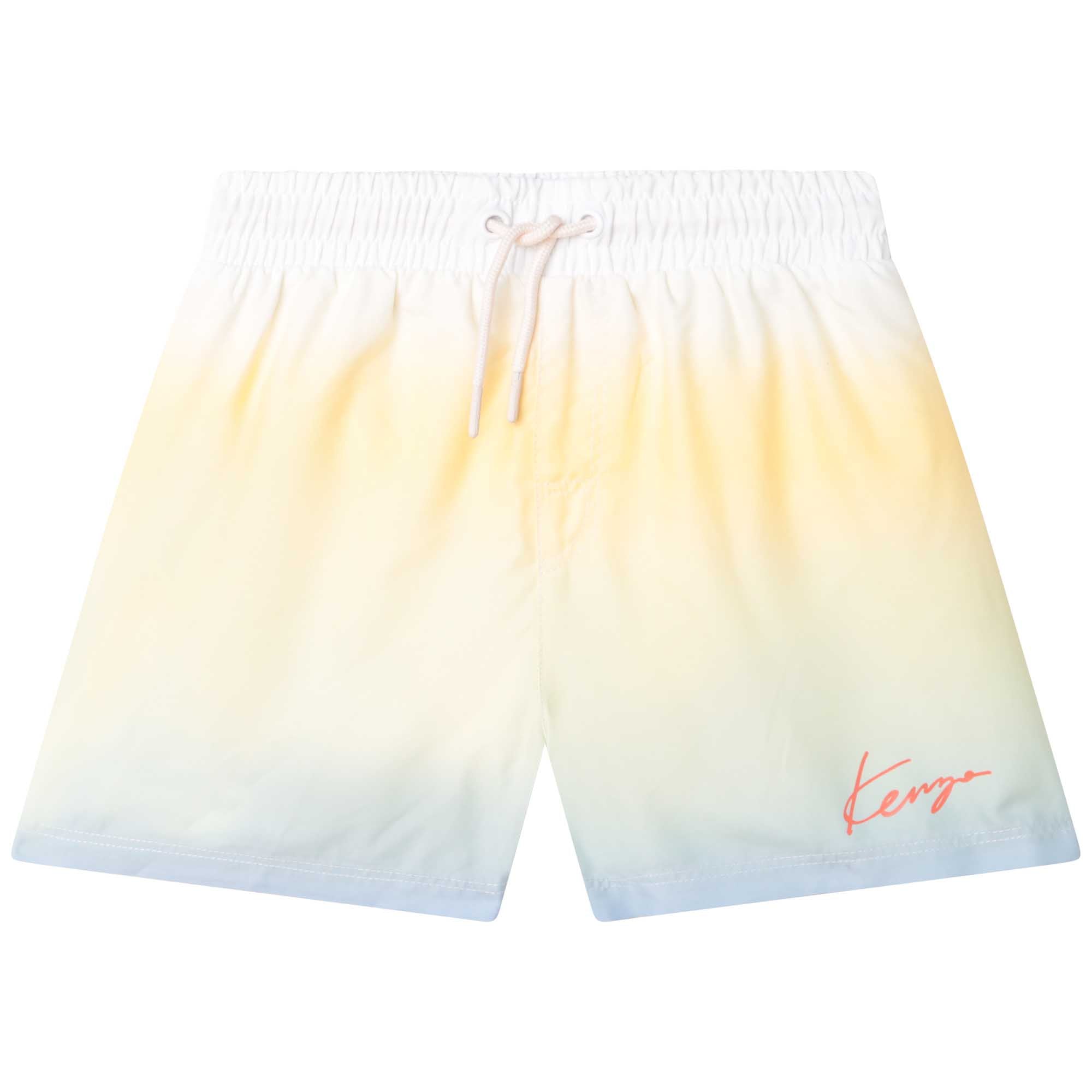 Boys Multicolor Logo Swim Shorts